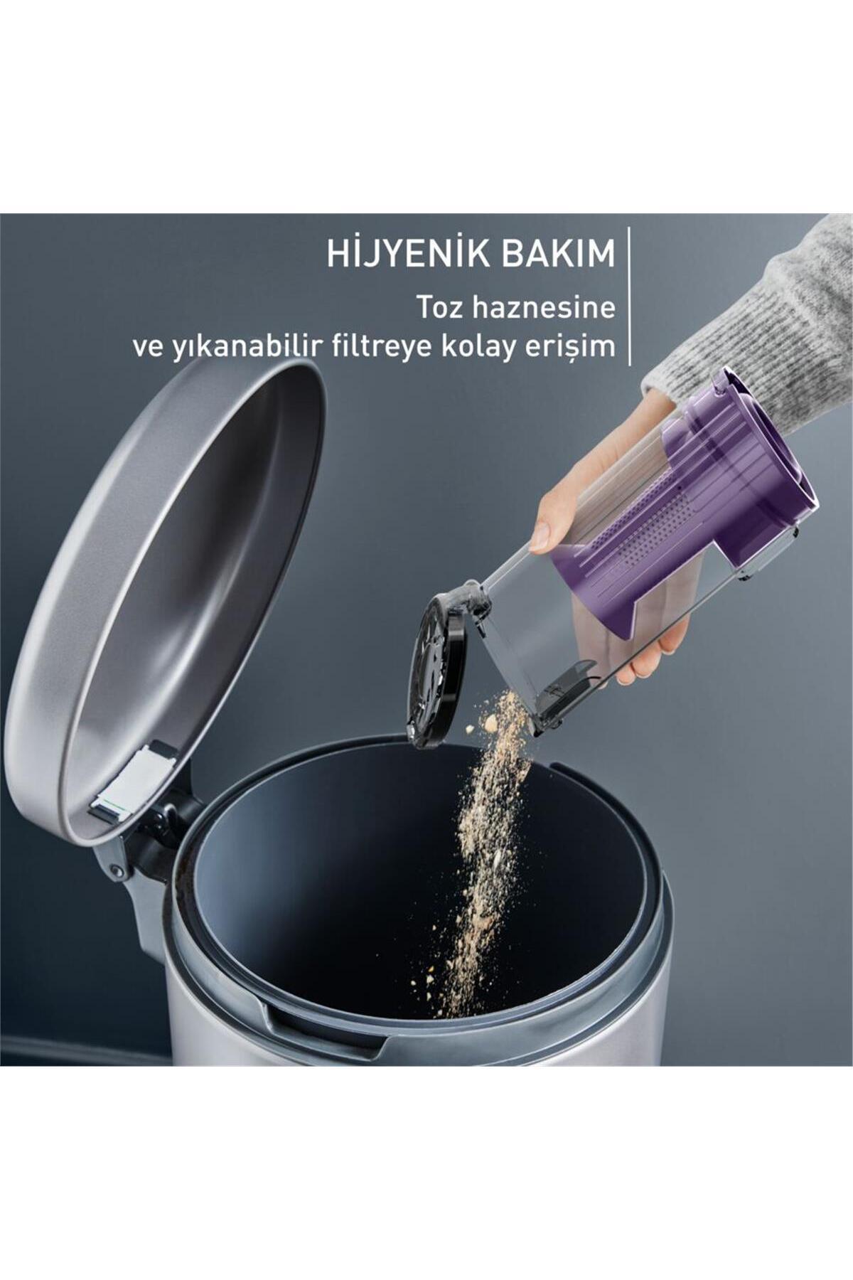 Tefal TY6A35TR X-Pert 7.60 Allergy Kablosuz Şarjlı Dikey Süpürge - 4300010404