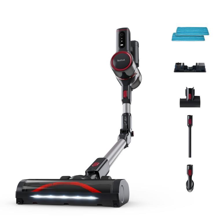 Tefal TY6T90TR X Force Flex 8.60 Max Şarjlı Dikey Mop Özellikli Süpürge