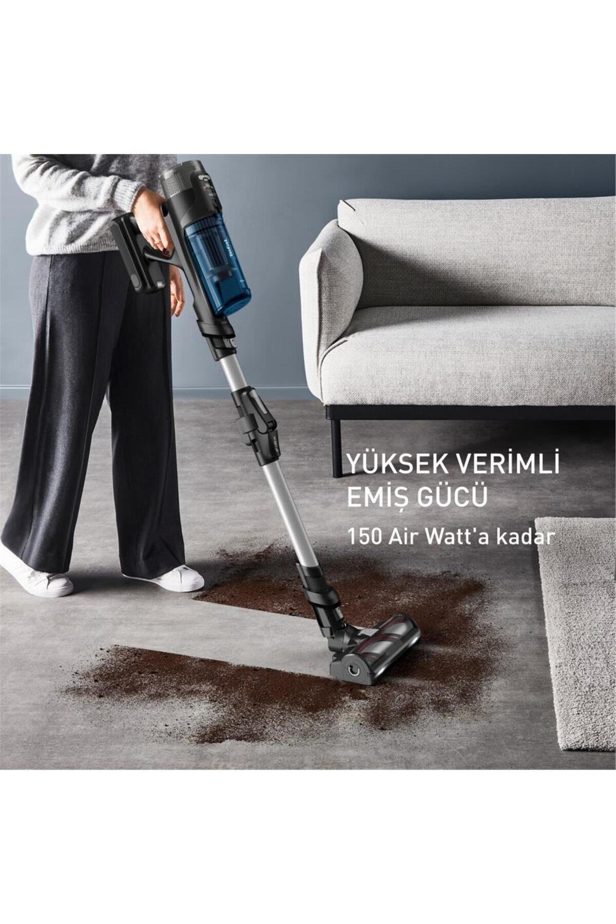 Tefal TY9AC1WO X-Force Flex 13.60 Allergy Aqua Dikey Şarjlı Süpürge