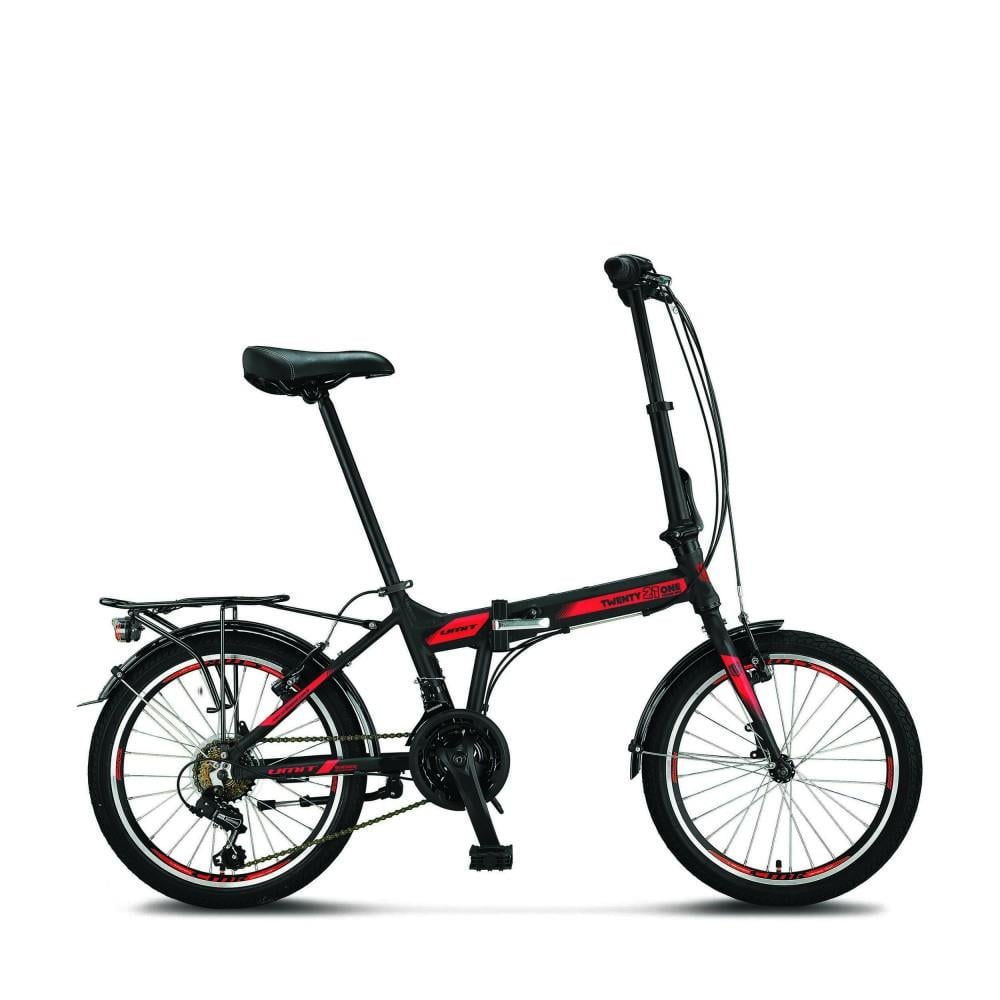 Ümit Folding 2033 Twenty One 20 Jant VB 21V Katlanır Siyah Kırmızı