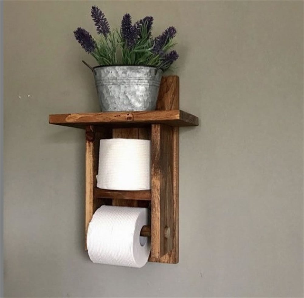 Tena Dekor Rustik Tasarım Banyo Dekoru Tuvalet Kağıtlığı Doğal Ağaç El İşçiliğiBanyo DekorasyonuTena Dekor Rustik Tasarım Tuvalet Kağıtlığı Doğal Ağaç El İşçiliği