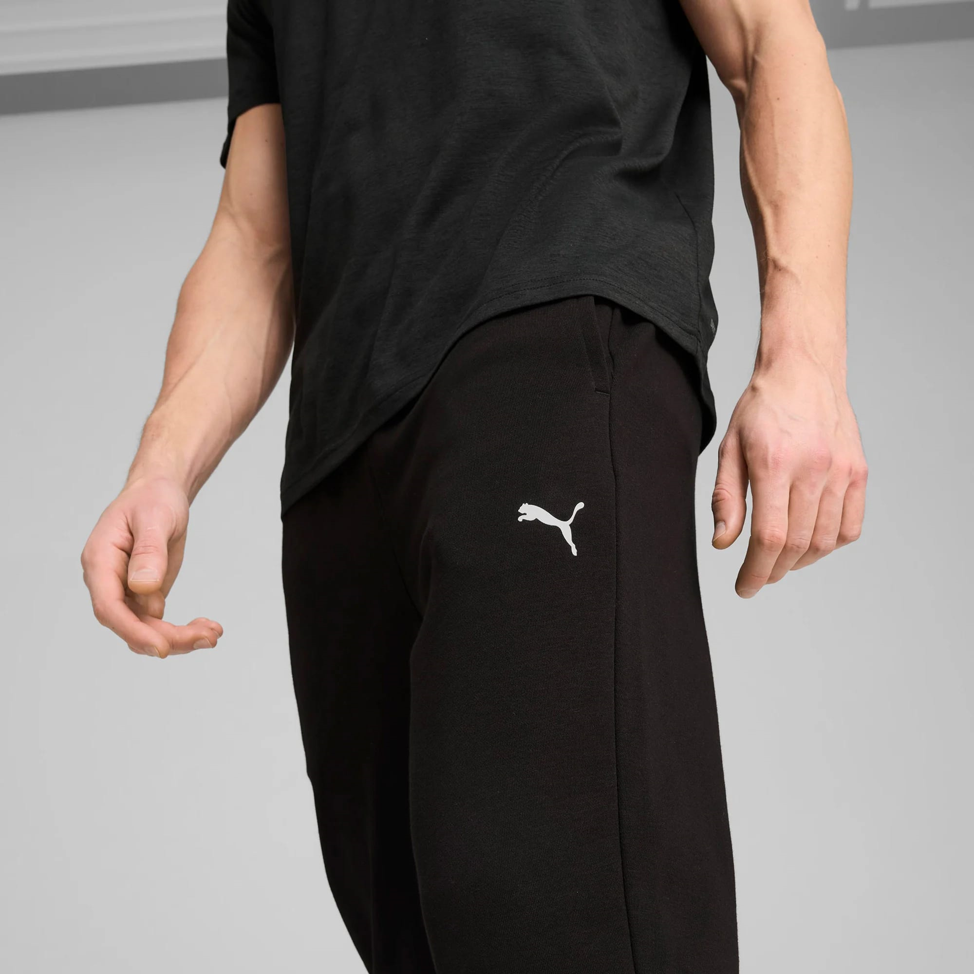 Puma Tad Ess French Terry Erkek Siyah Eşofman Altı 525917-01