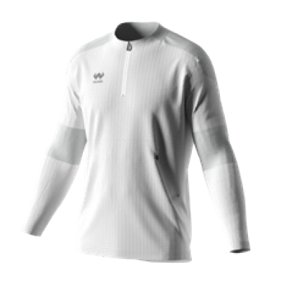 Wsport Goal Yarım Fermuar Eşofman Üst WFM-4003-0413 Beyaz/Gri