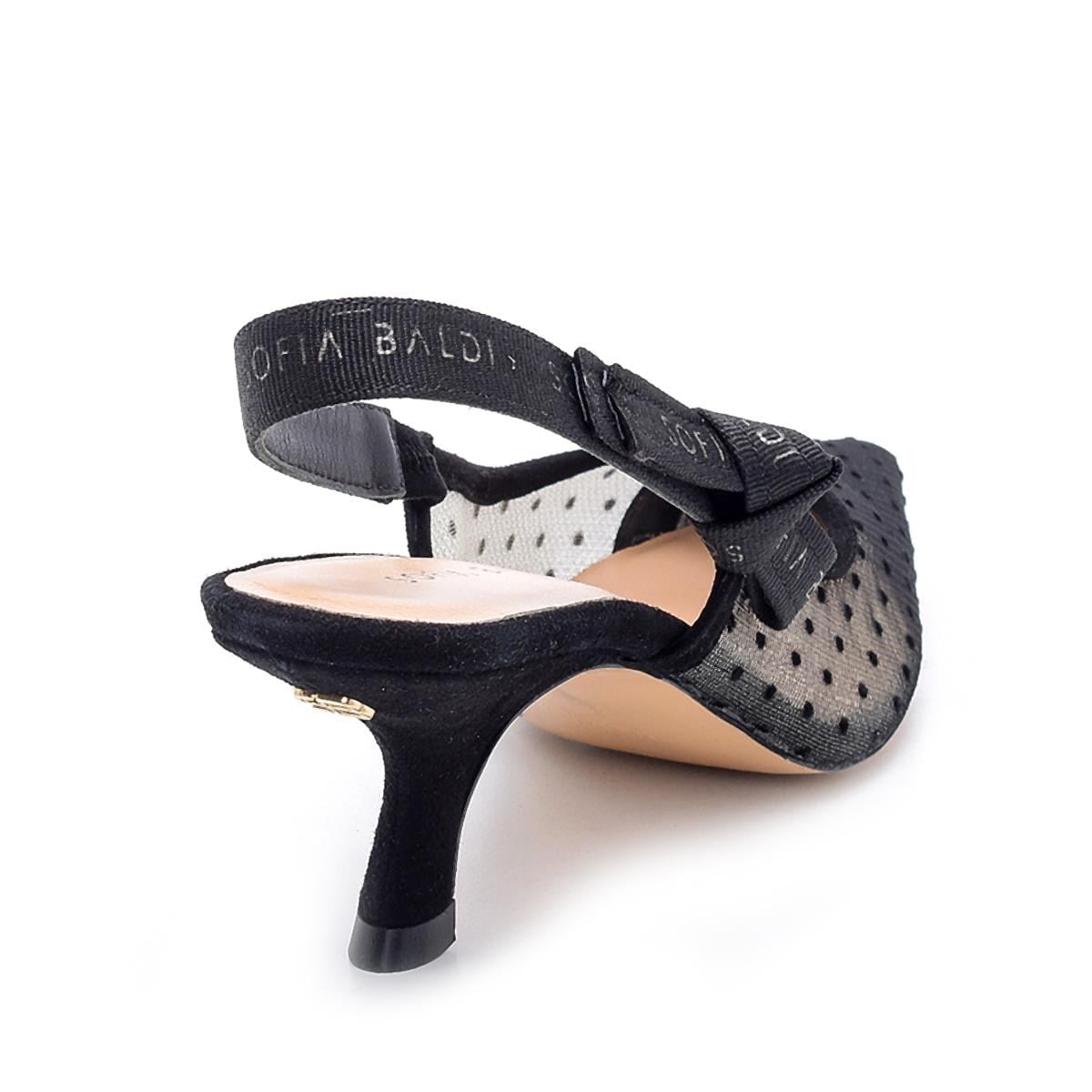 Adara Siyah Puantiye Bantlı Kadın Stiletto & Abiye | sofiabaldi.comAdara Siyah Puantiye Bantlı Kadın Stiletto & Abiye
