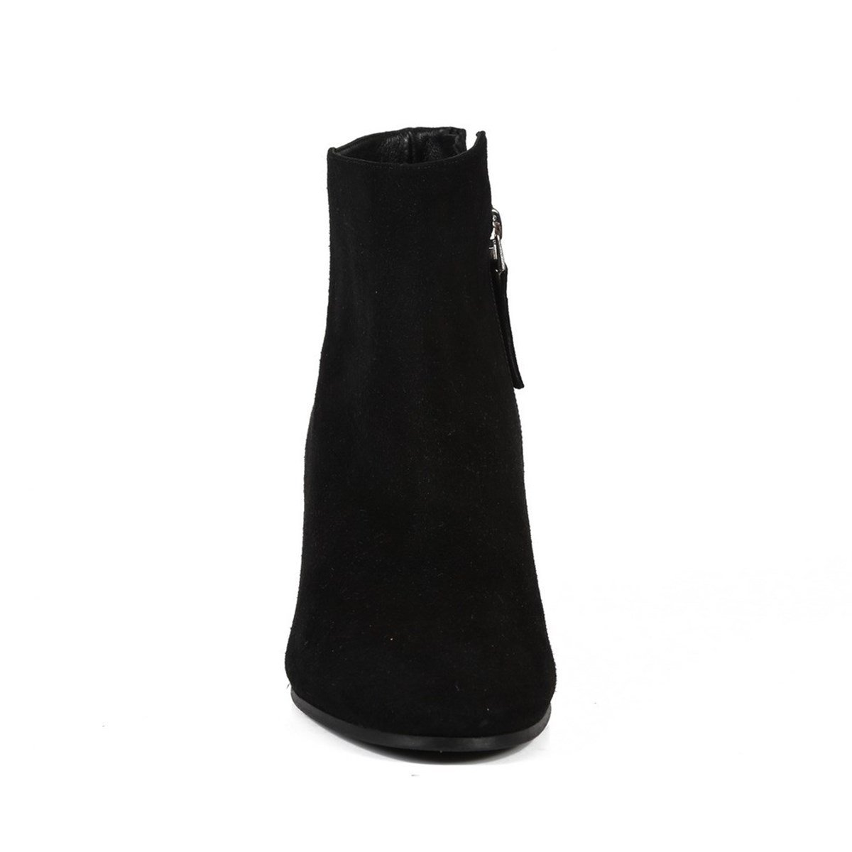 ALMA FUR SİYAH SÜET TAŞLI KADIN Bootie