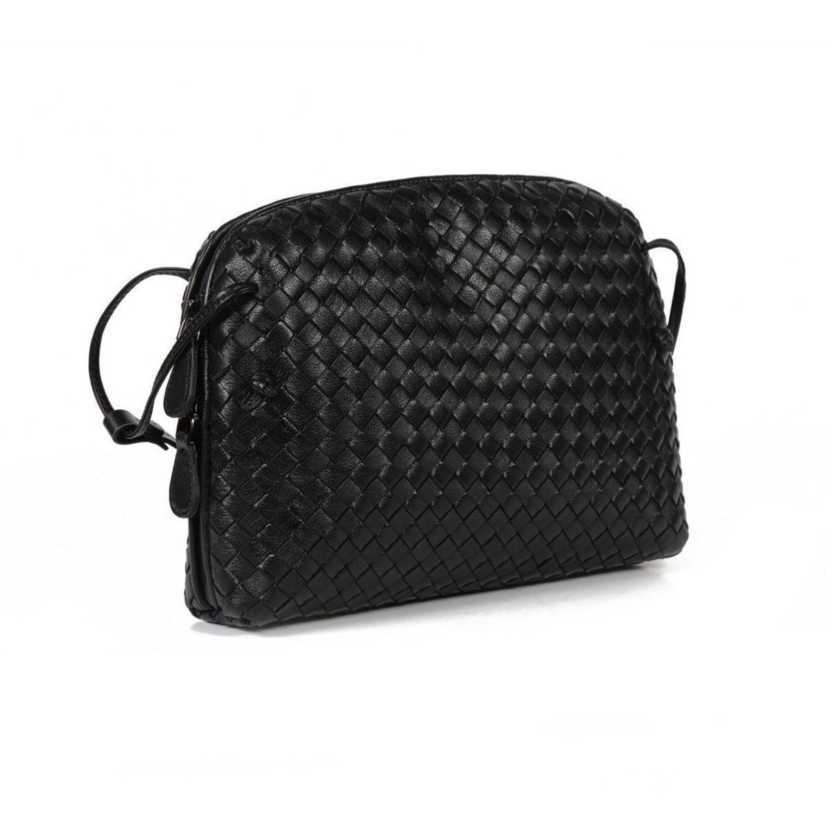 AMATA SİYAH DERİ  KADIN ÇANTA