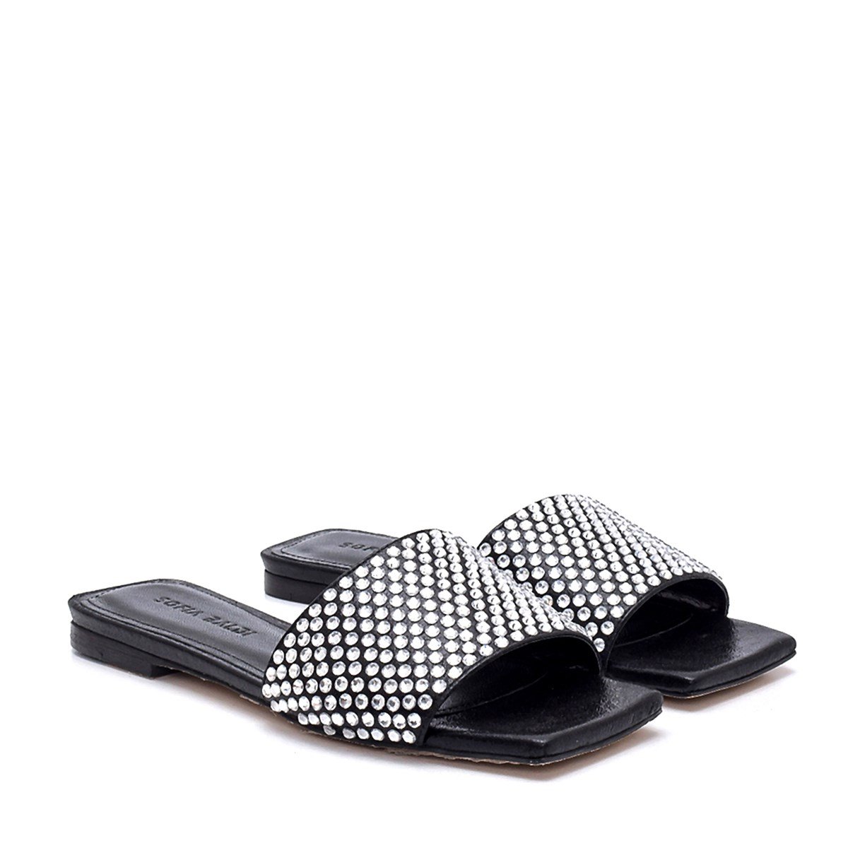 Assam Siyah   Kadın Düz Terlik