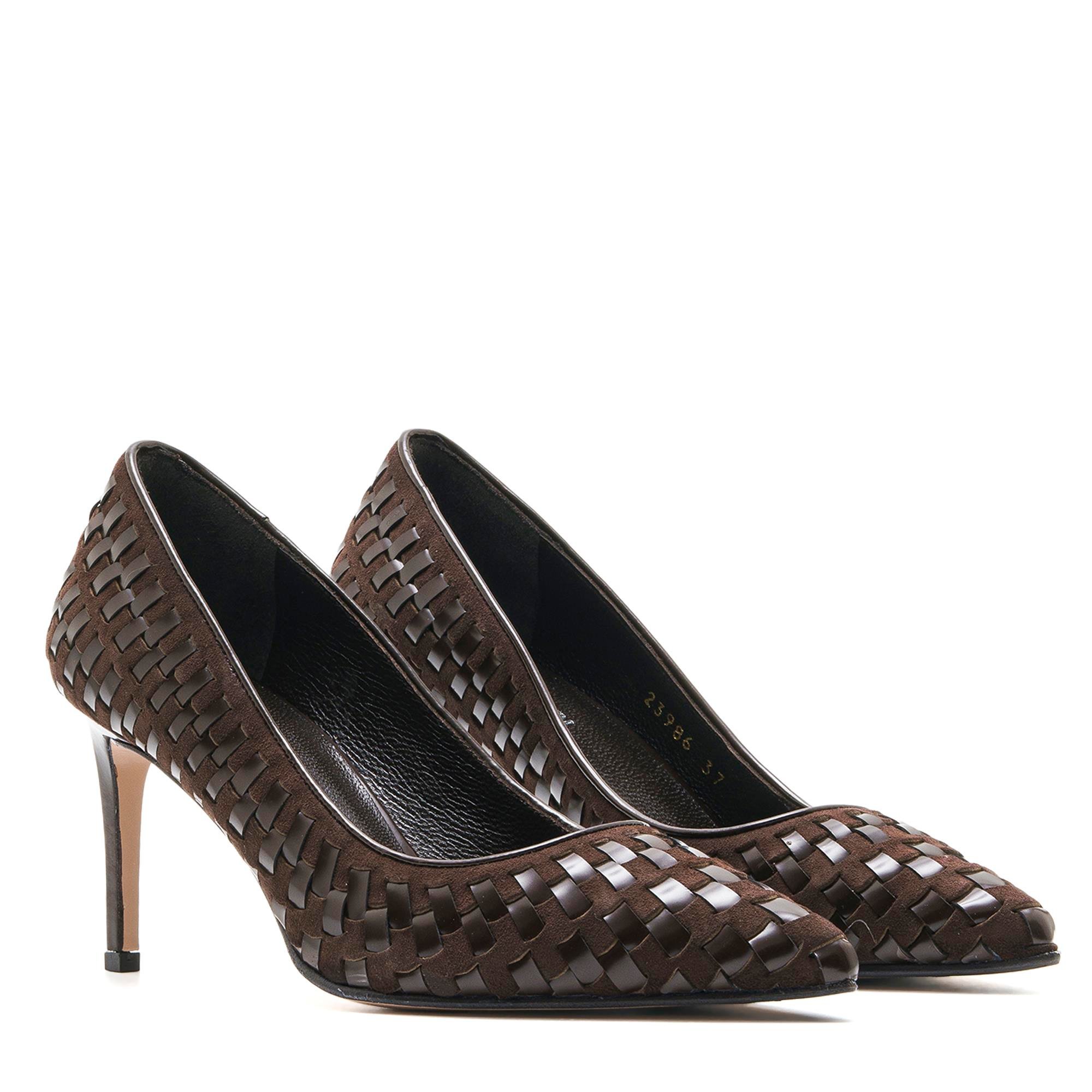 BEWIL KAHVE HAKİKİ DERİ Kadın Stiletto & AbiyeBEWIL KAHVE HAKİKİ DERİ Kadın Stiletto & Abiye