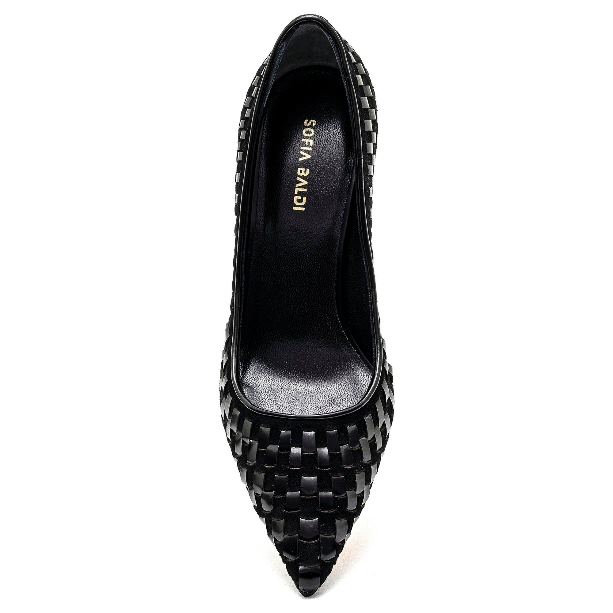 BEWIL SİYAH HAKİKİ DERİ Kadın Stiletto & AbiyeBEWIL SİYAH HAKİKİ DERİ Kadın Stiletto & Abiye