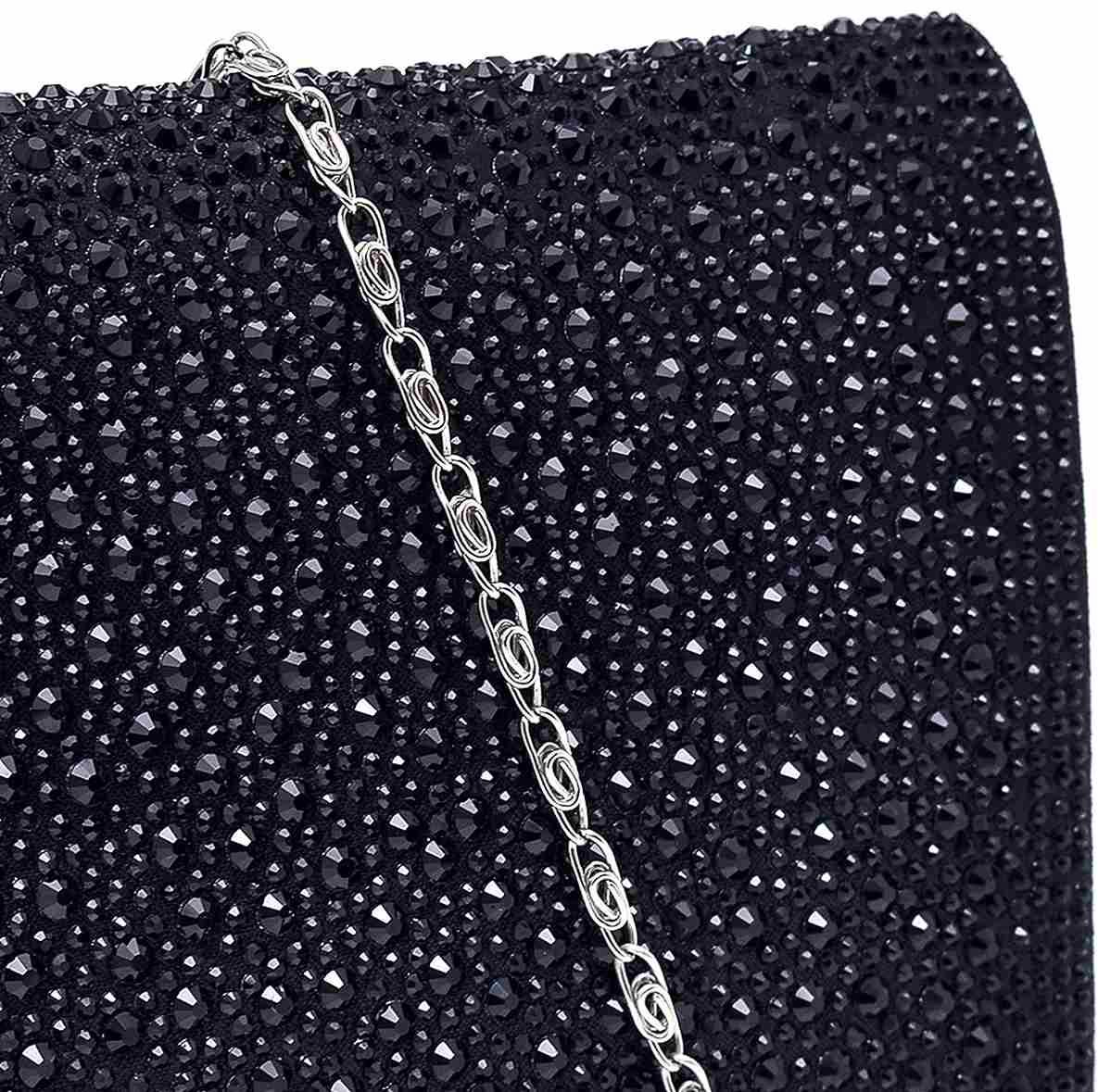 Bıgnunu Siyah Saten  Kadın Çanta