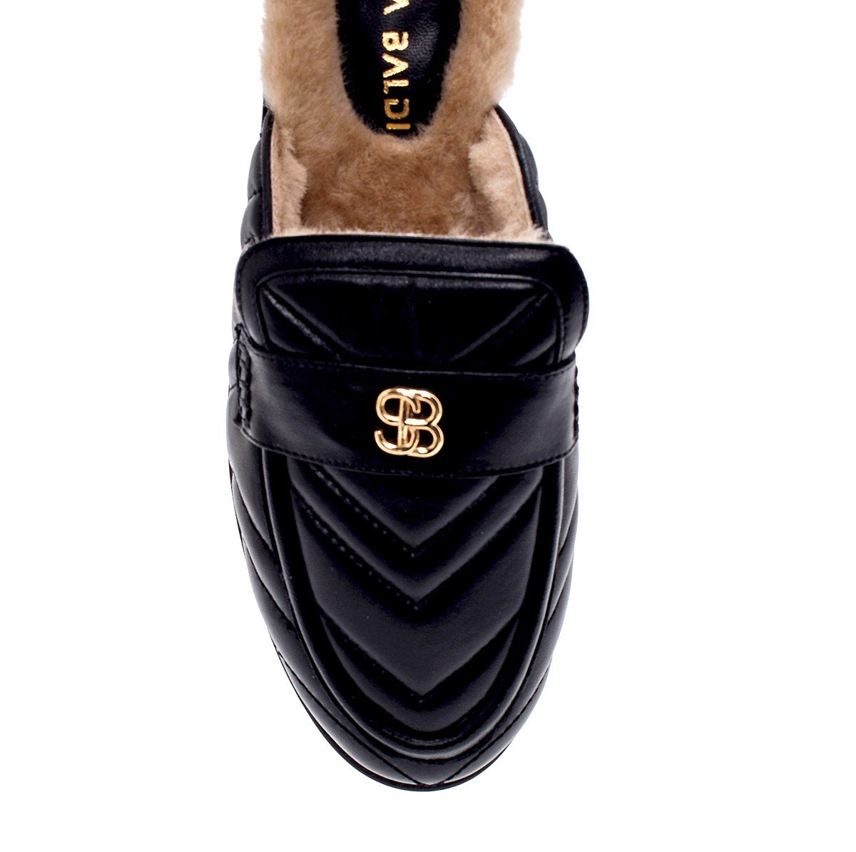 Chız Siyah   Kadın Düz Terlik