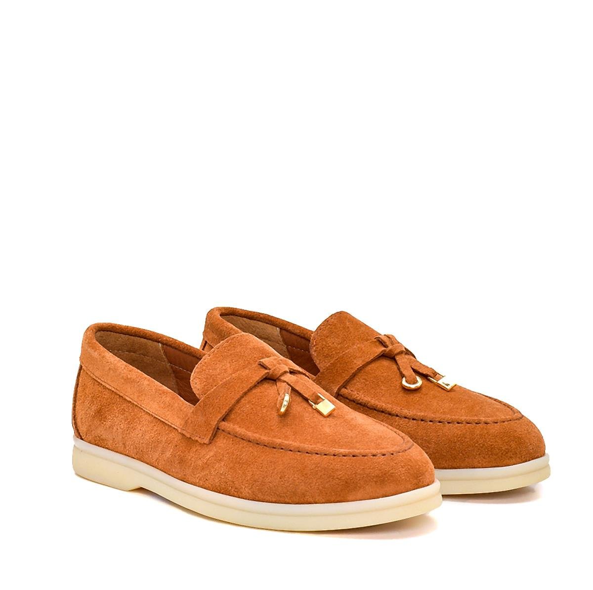 Daphne2 Taba Süet  Kadın Loafer