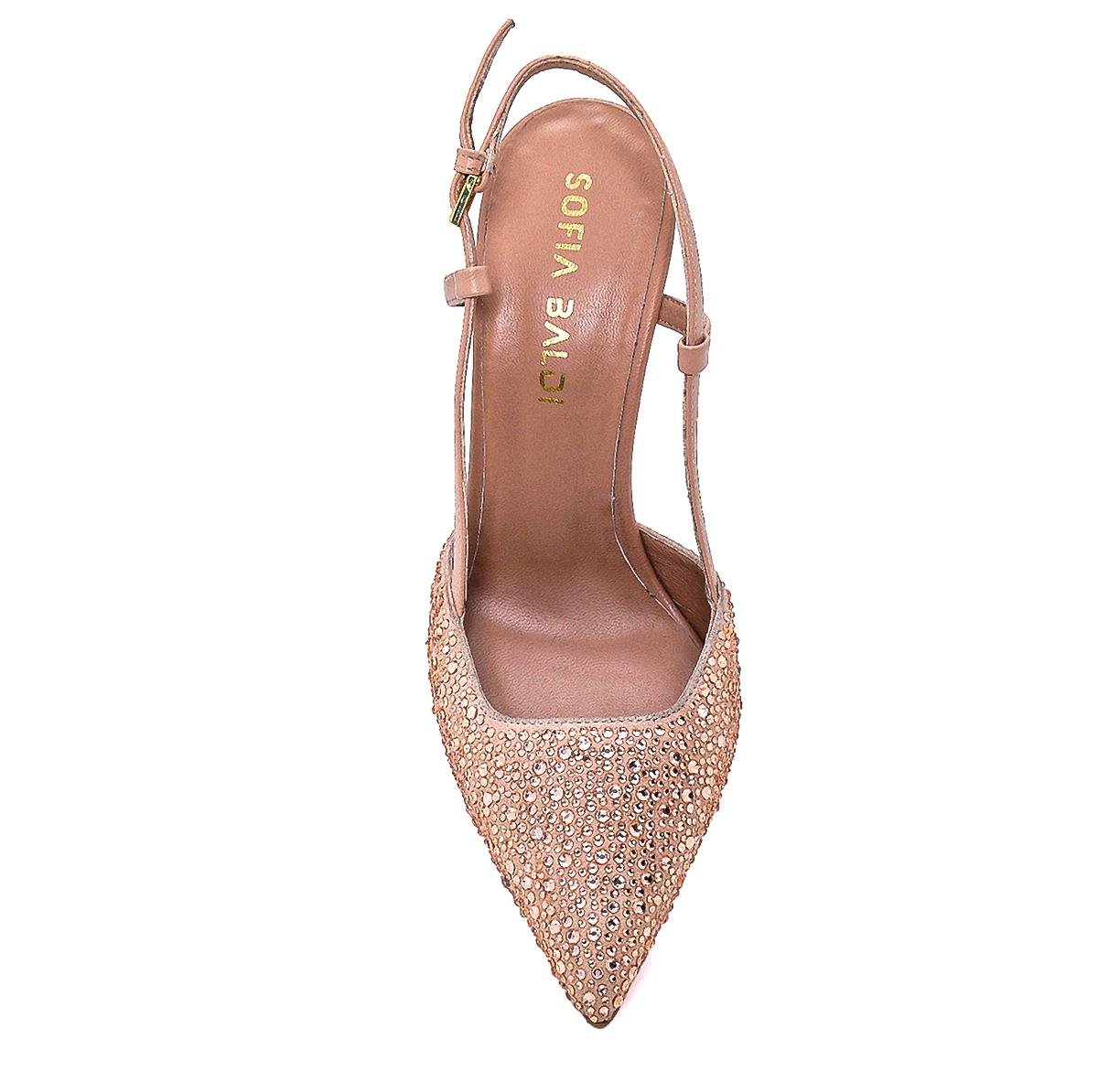 Dire Bej Süet  Kadın Stiletto & Abiye