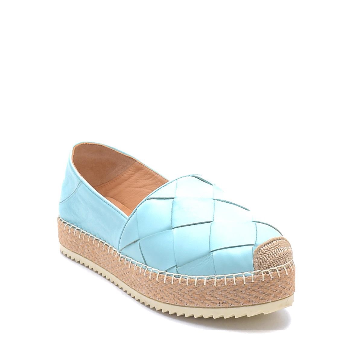 Espadrılla Mavi   Kadın Espadril