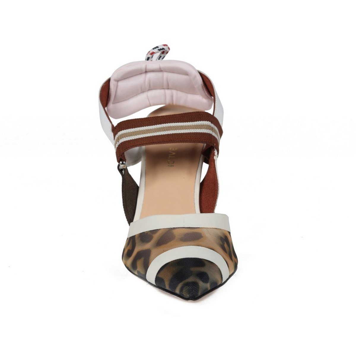 EVVONA BEJ FİLE LASTİKLİ KADIN Stiletto & Abiye