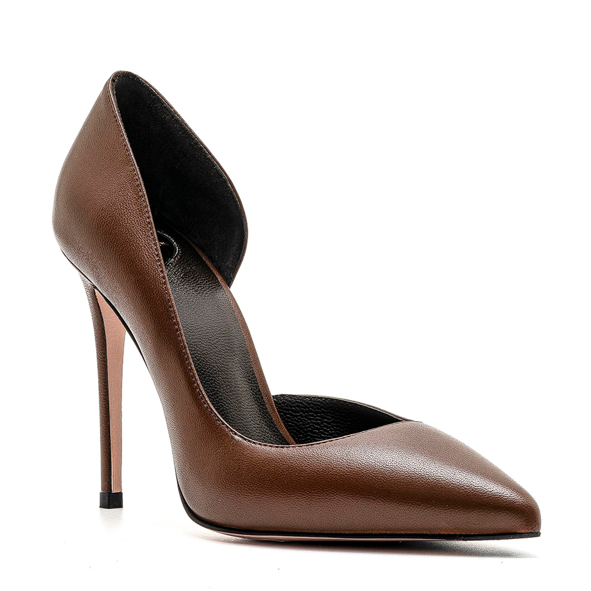 FENES KAHVE HAKİKİ DERİ Kadın Stiletto & AbiyeFENES KAHVE HAKİKİ DERİ Kadın Stiletto & Abiye