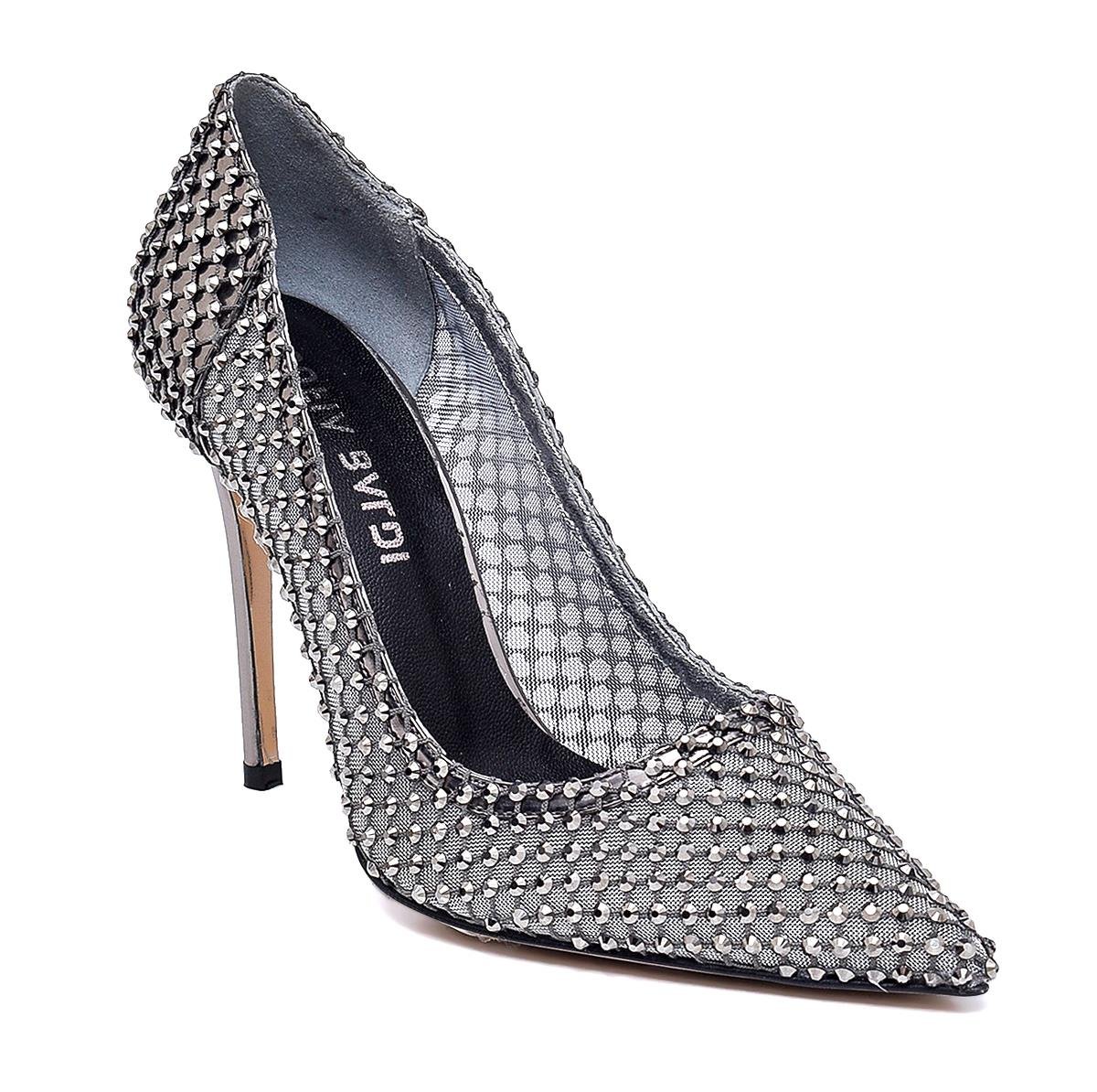 FLAKE GRİ TEKSTİL Kadın Stiletto & AbiyeFLAKE GRİ TEKSTİL Kadın Stiletto & Abiye