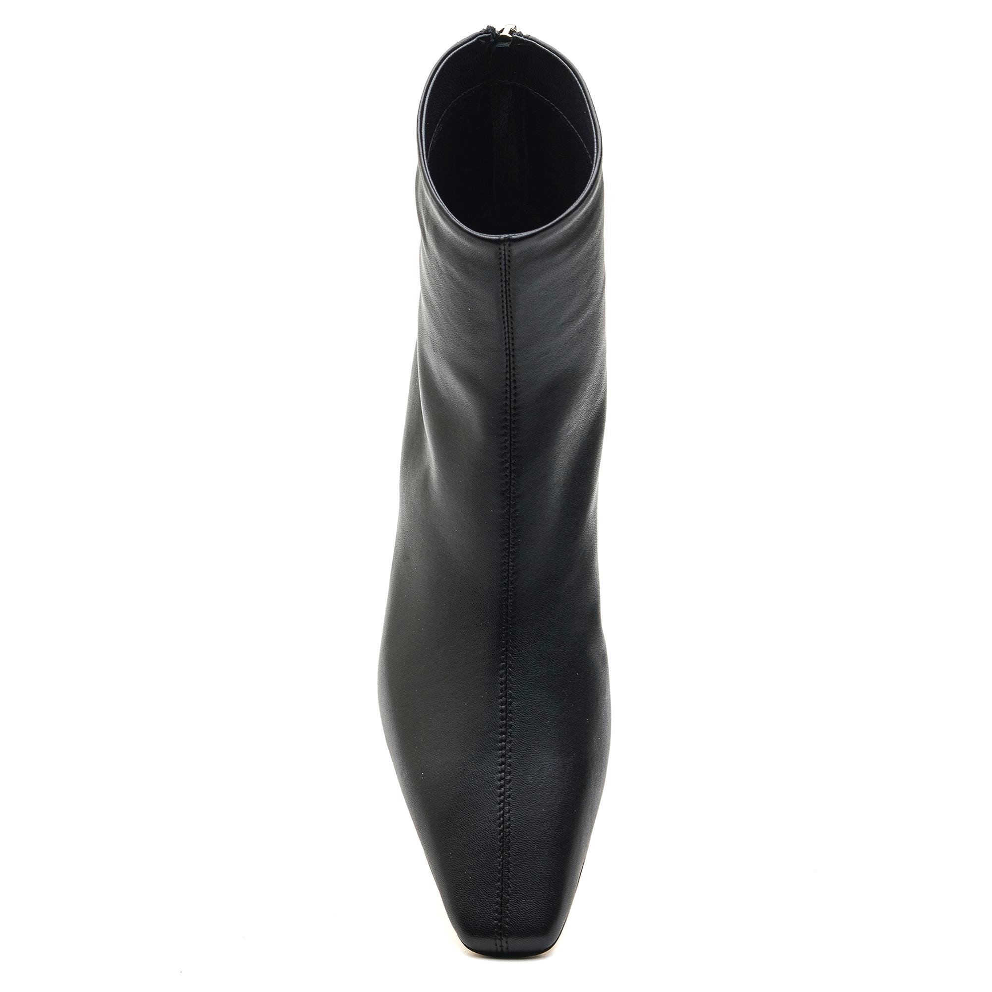 FRACY SİYAH HAKİKİ DERİ Kadın TOPUKLU BOTFRACY SİYAH HAKİKİ DERİ Kadın TOPUKLU BOT