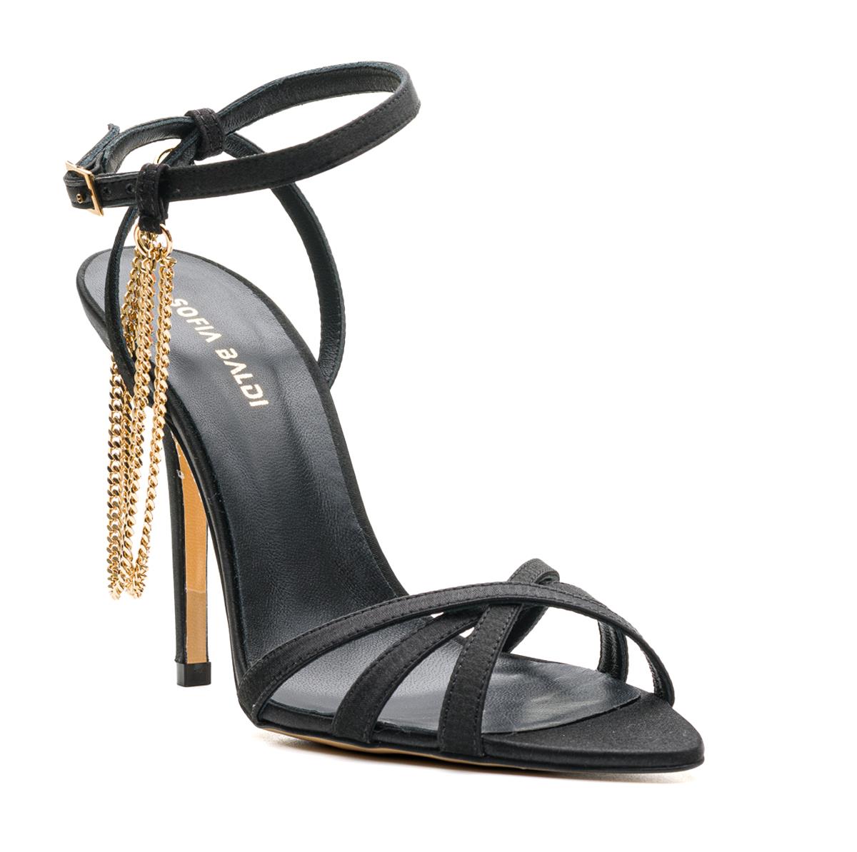 FRAG SİYAH TEKSTİL Kadın TOPUKLU SANDALETFRAG SİYAH TEKSTİL Kadın TOPUKLU SANDALET