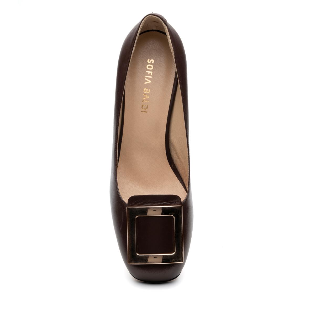 GESA KAHVE HAKİKİ DERİ Kadın KALIN TOPUKGESA KAHVE HAKİKİ DERİ Kadın KALIN TOPUK