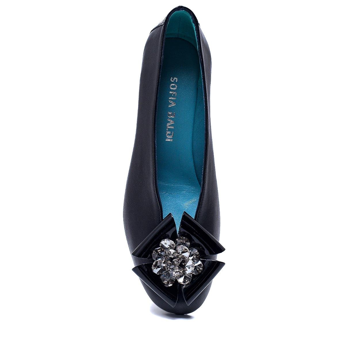 GIVES SİYAH DERİ Kadın DOLGU TOPUKGIVES SİYAH DERİ Kadın DOLGU TOPUK