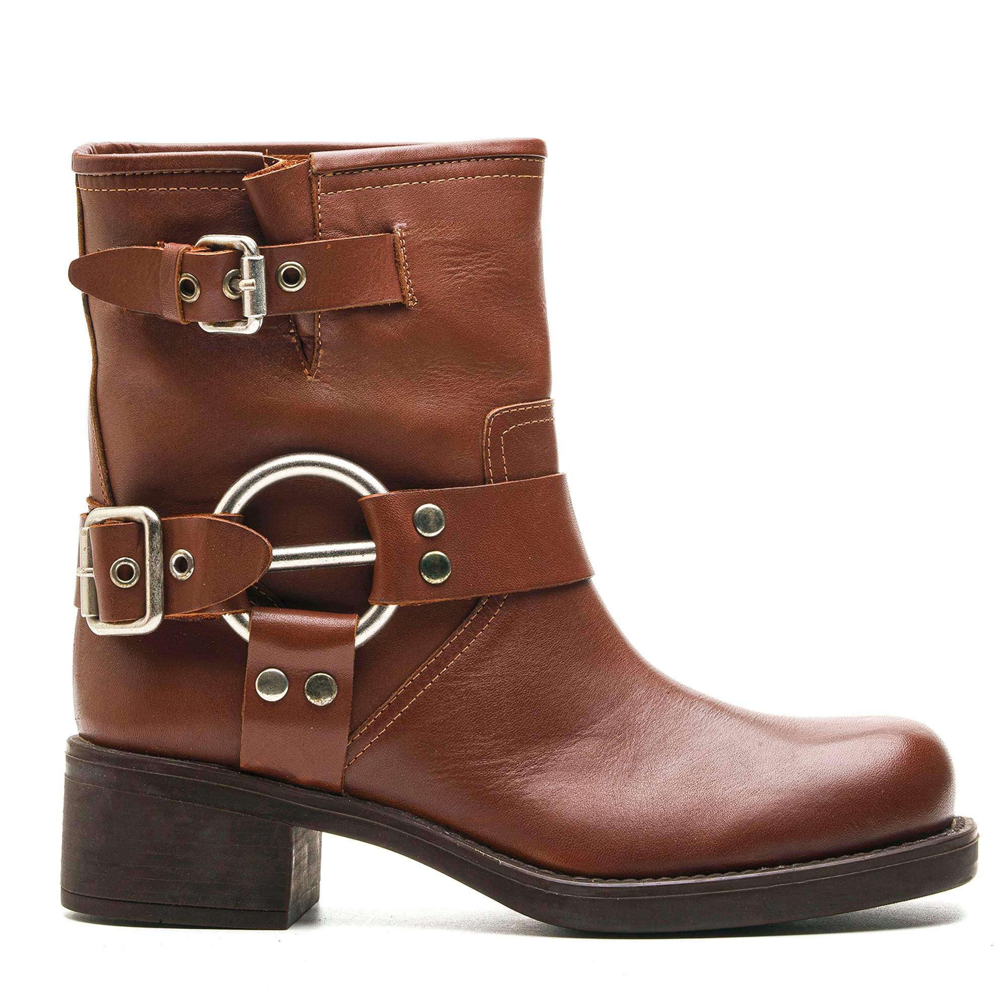 HASSY KAHVE HAKİKİ DERİ Kadın TOPUKLU BOTHASSY KAHVE HAKİKİ DERİ Kadın TOPUKLU BOT