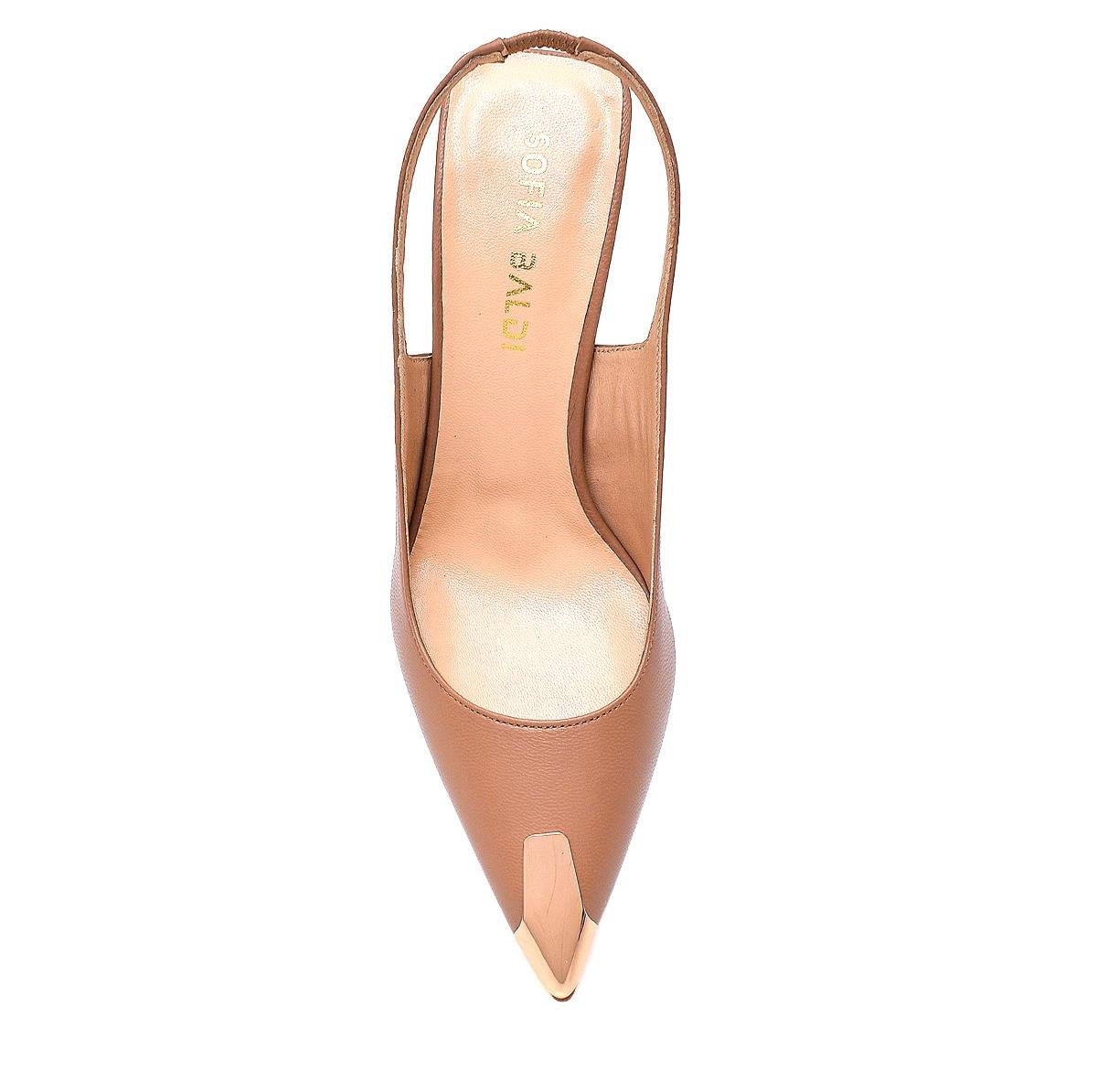 Honna Capucıno Deri  Kadın Stiletto & Abiye