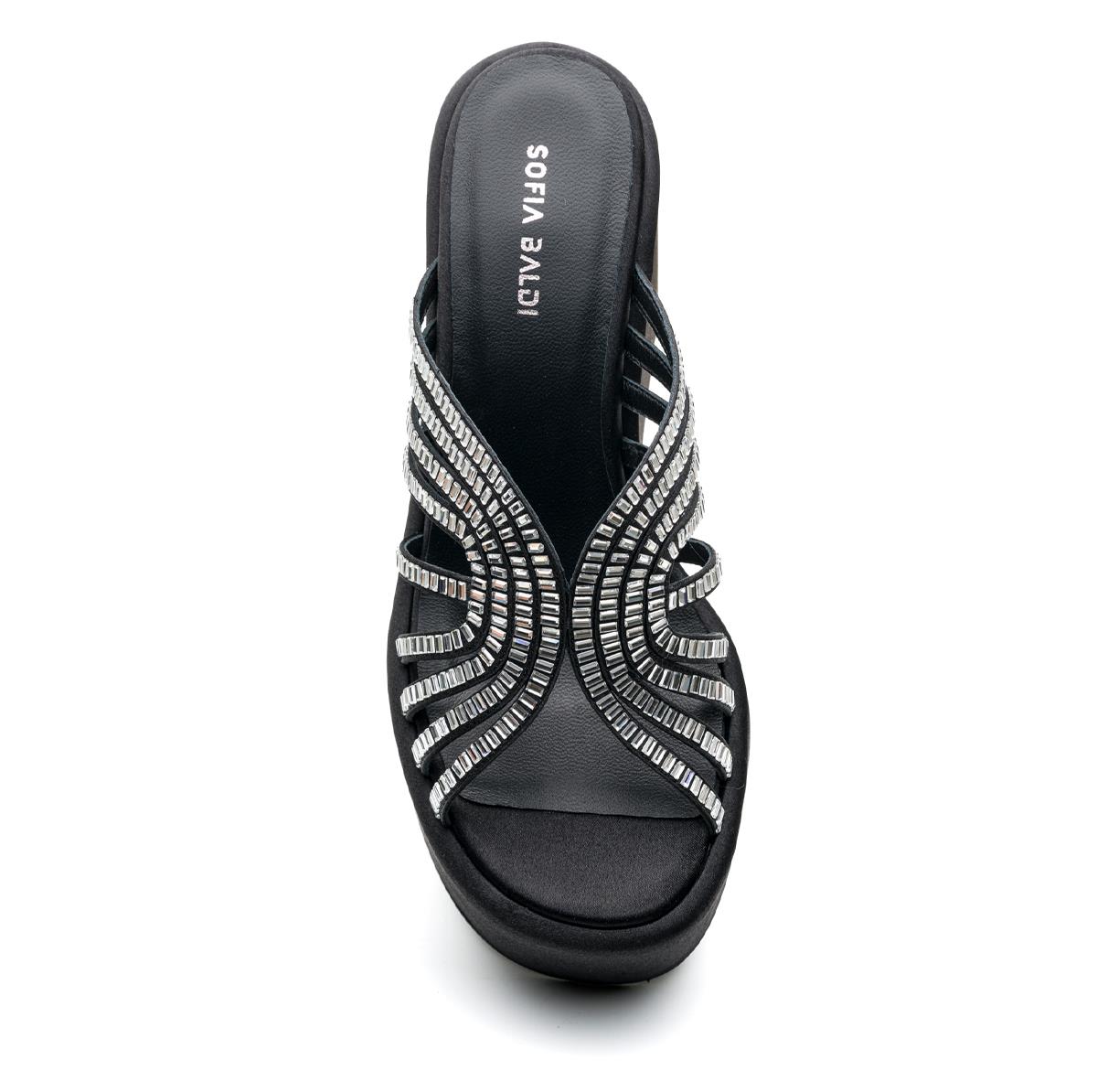 JULLY SİYAH TEKSTİL Kadın TOPUKLU TERLİKJULLY SİYAH TEKSTİL Kadın TOPUKLU TERLİK