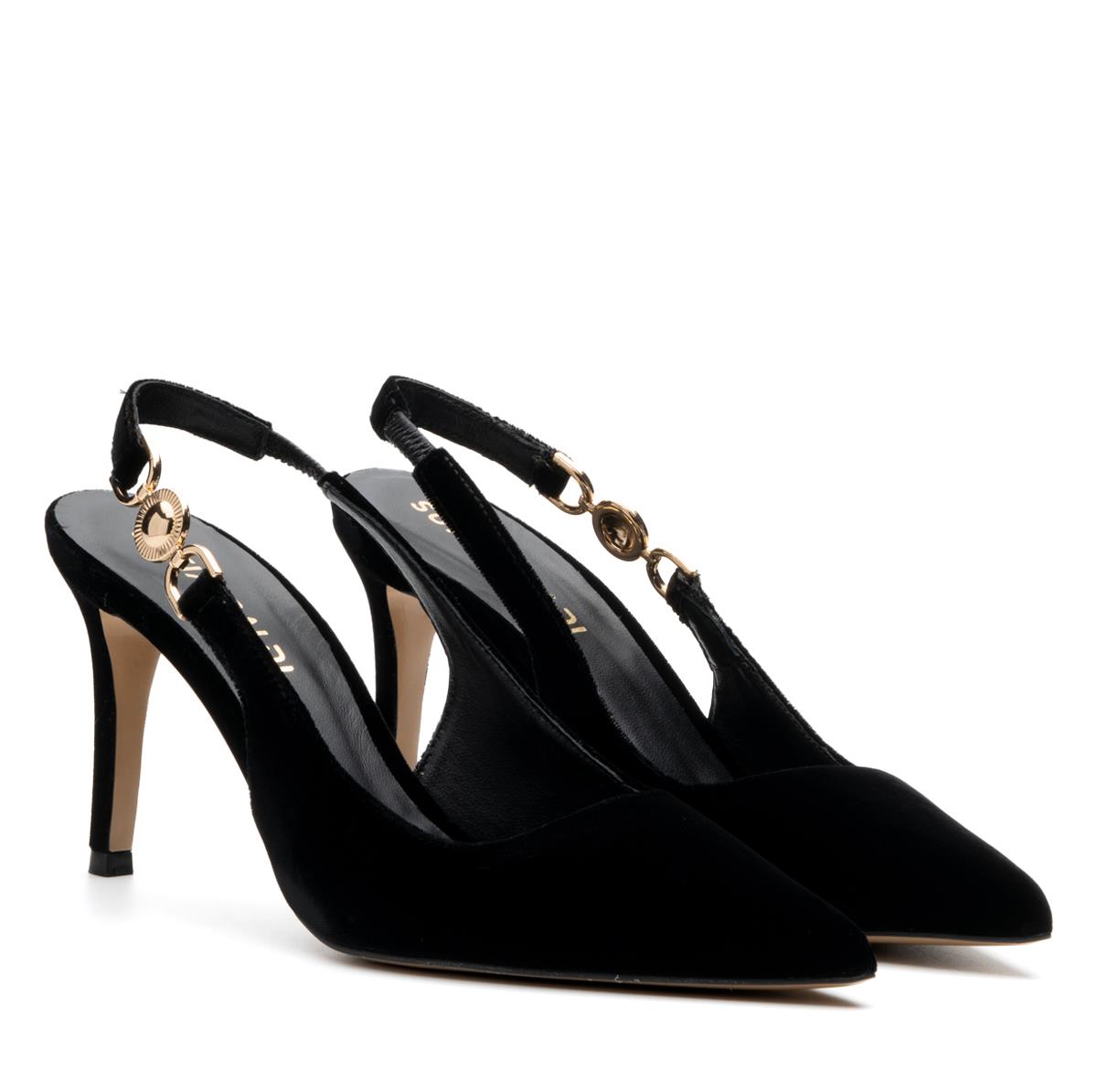 KLAUN SİYAH TEKSTİL Kadın Stiletto & AbiyeKLAUN SİYAH TEKSTİL Kadın Stiletto & Abiye