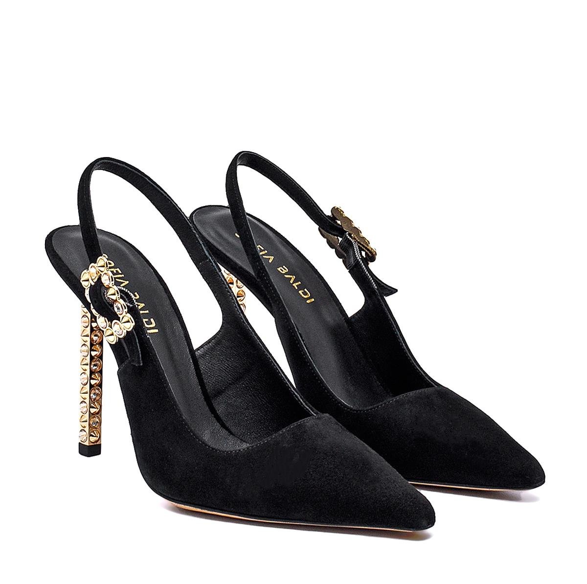 LADEC SİYAH SÜET Kadın Stiletto & AbiyeLADEC SİYAH SÜET Kadın Stiletto & Abiye