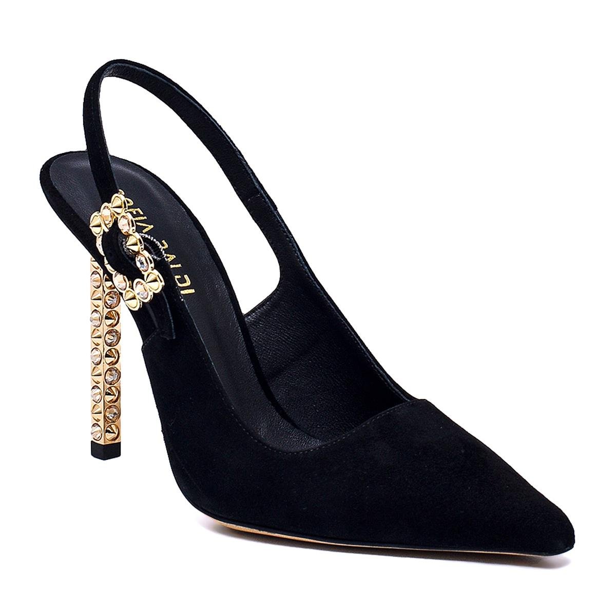 LADEC SİYAH SÜET Kadın Stiletto & AbiyeLADEC SİYAH SÜET Kadın Stiletto & Abiye