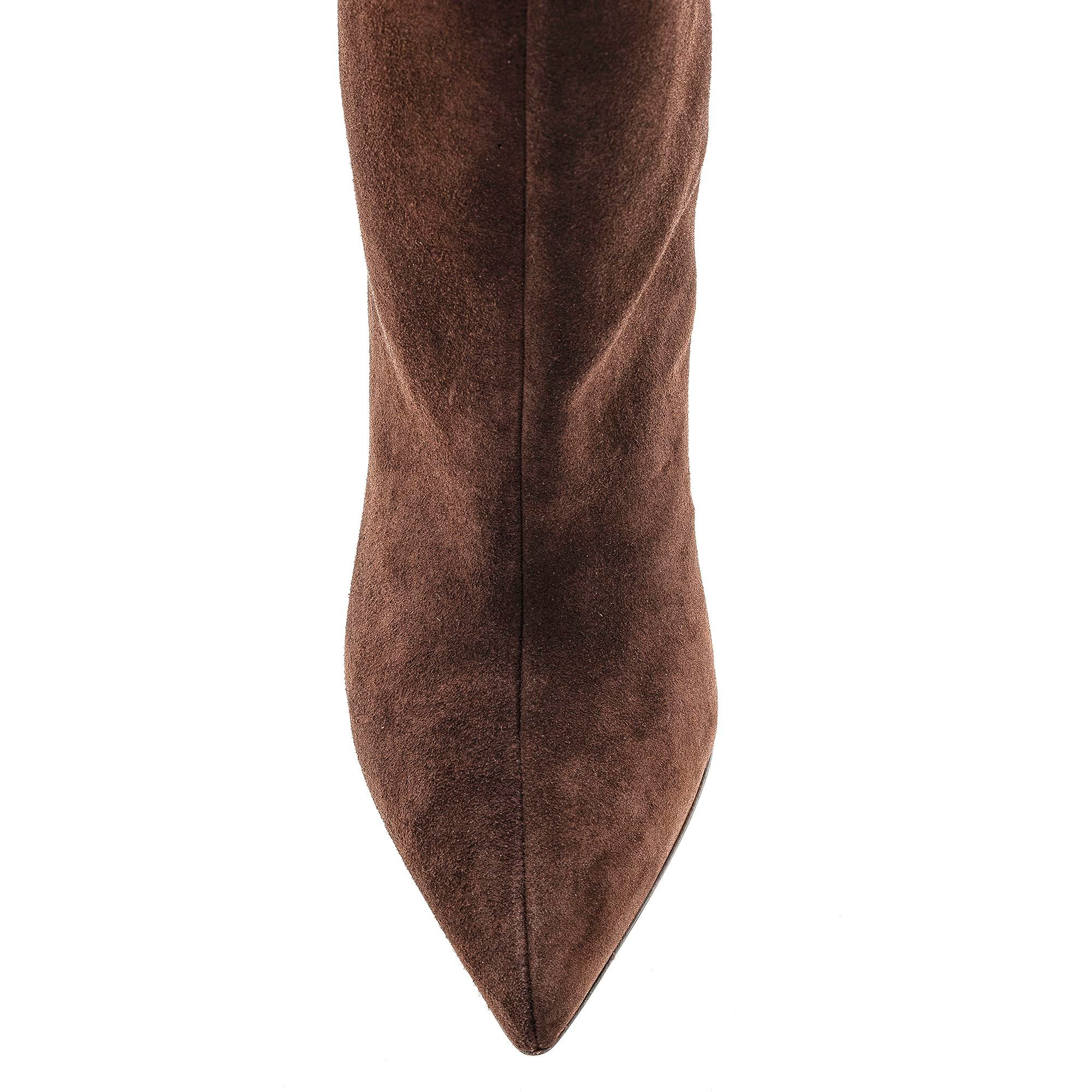 LARA KAHVE SÜET Kadın TOPUKLU BOTLARA KAHVE SÜET Kadın TOPUKLU BOT