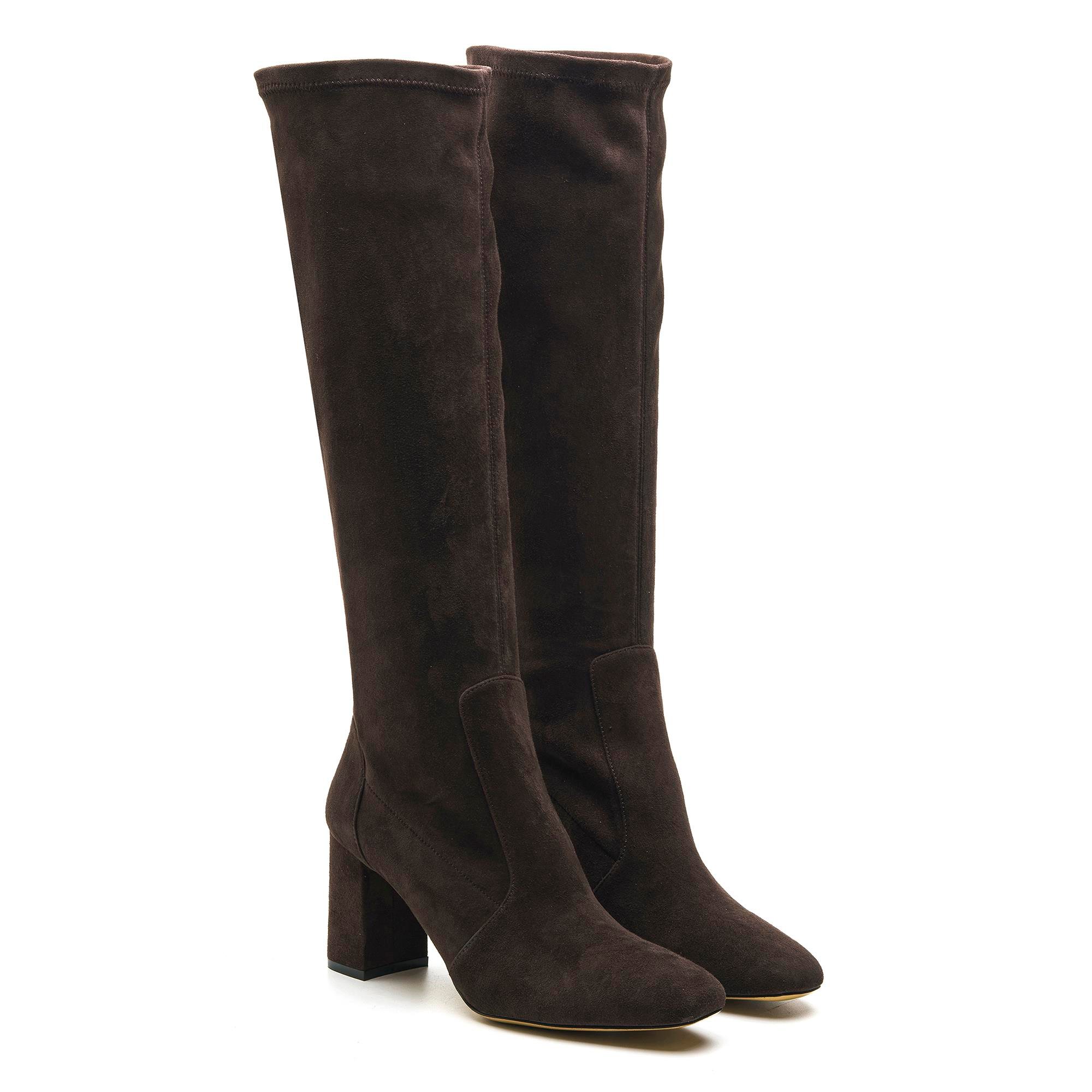 LENCH KAHVE HAKİKİ DERİ Kadın TOPUKLU ÇİZMELENCH KAHVE HAKİKİ DERİ Kadın TOPUKLU ÇİZME