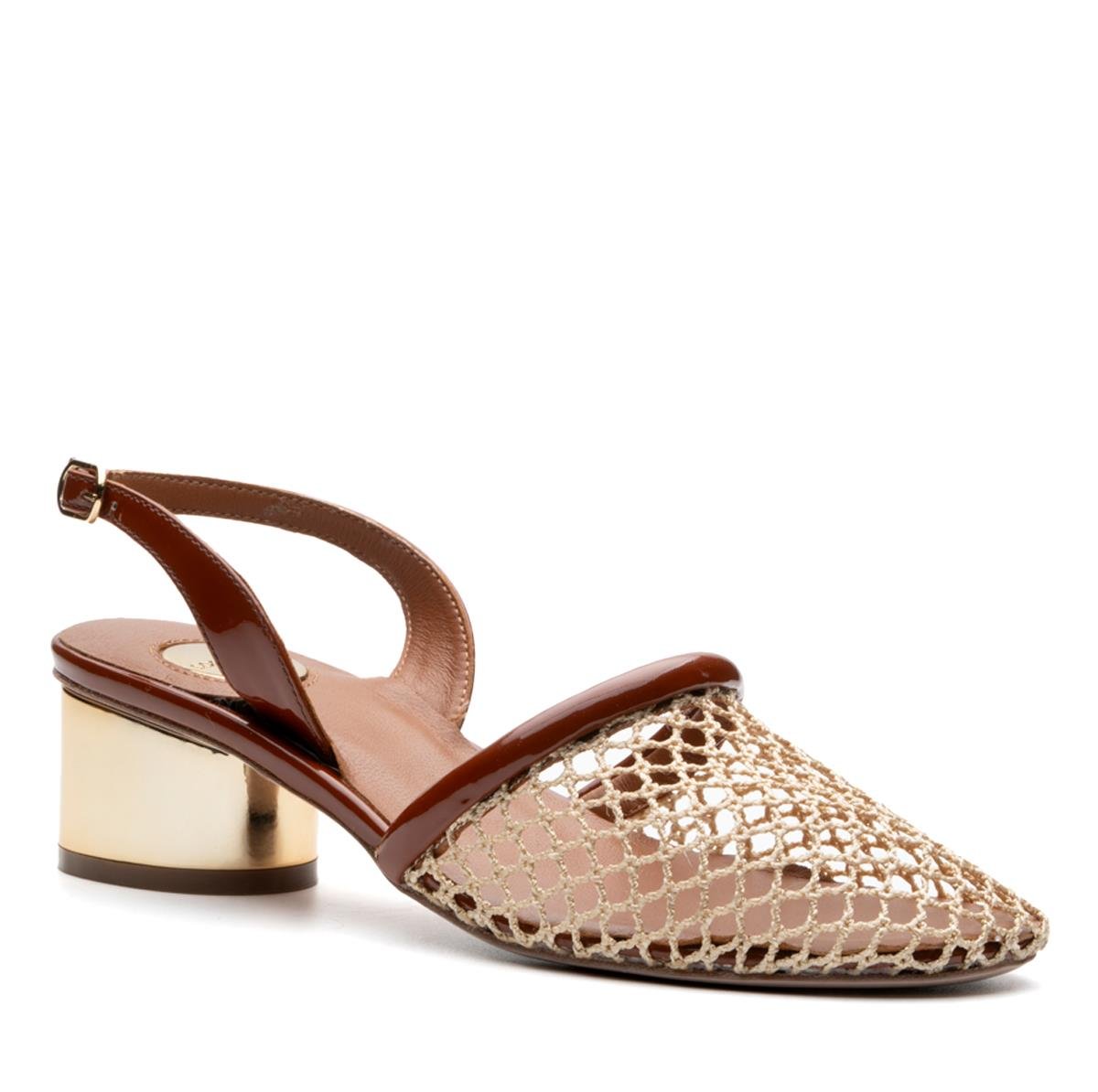 LERAF BEJ TEKSTİL Kadın KALIN TOPUKLERAF BEJ TEKSTİL Kadın KALIN TOPUK