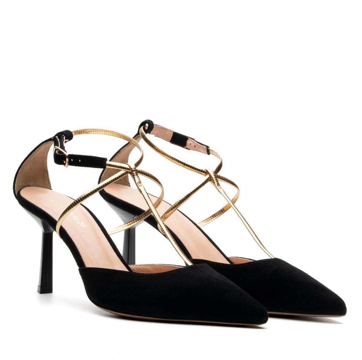 LERAY SİYAH HAKİKİ DERİ Kadın Stiletto & AbiyeLERAY SİYAH HAKİKİ DERİ Kadın Stiletto & Abiye