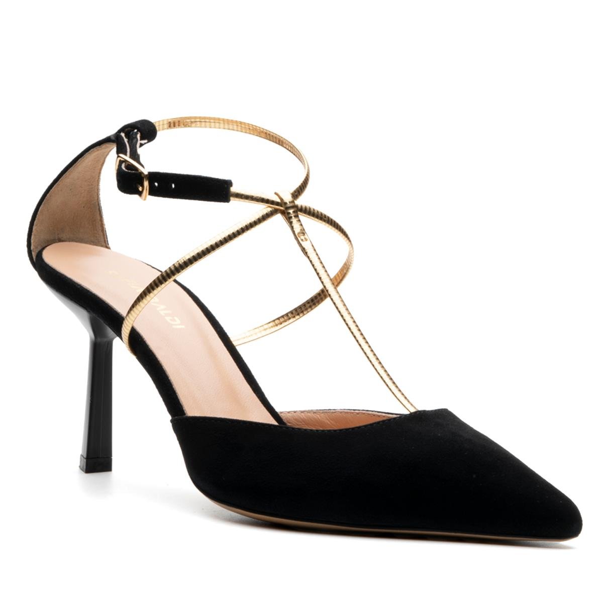 LERAY SİYAH HAKİKİ DERİ Kadın Stiletto & AbiyeLERAY SİYAH HAKİKİ DERİ Kadın Stiletto & Abiye