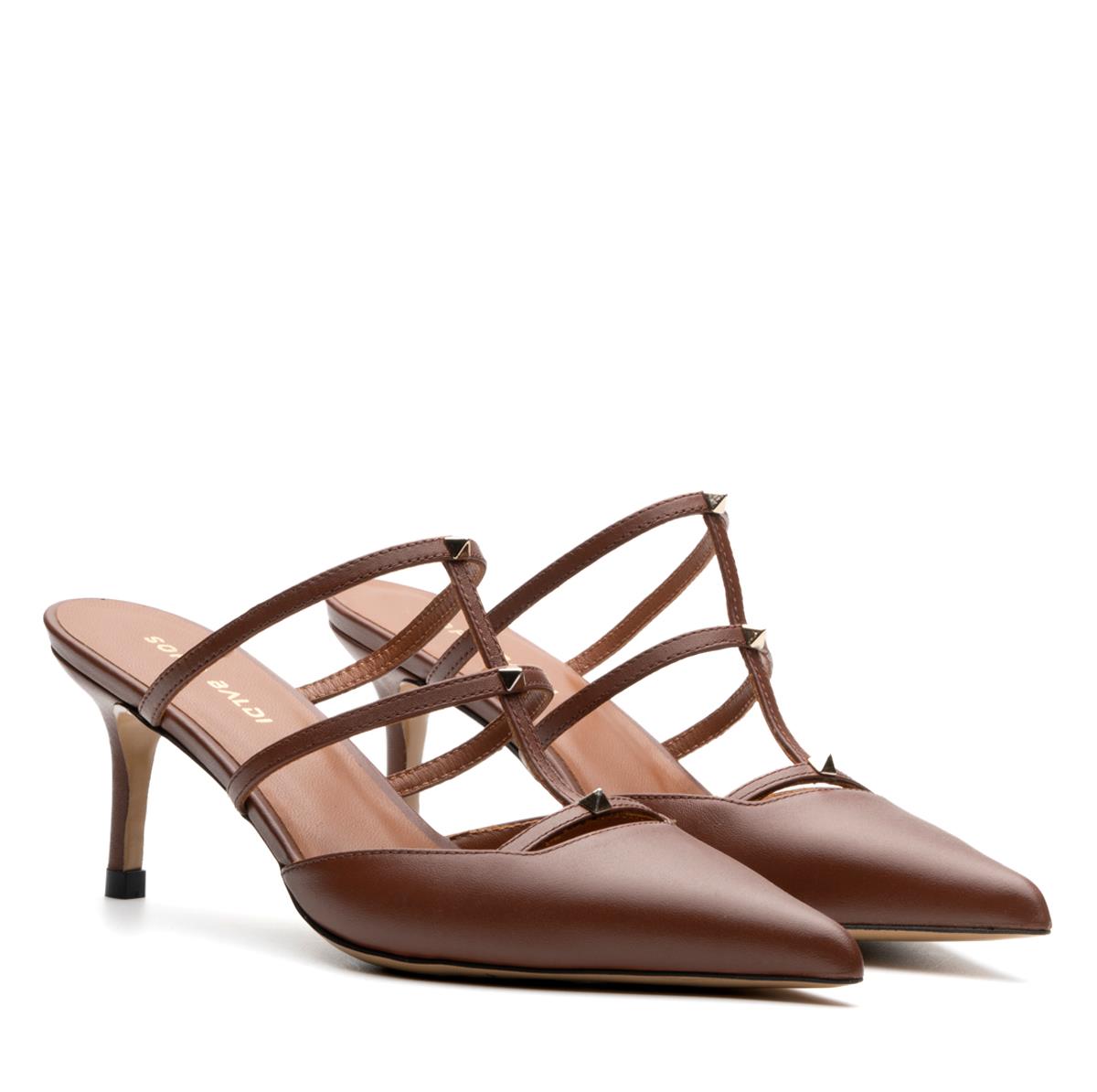 LUSHA TABA HAKİKİ DERİ Kadın TOPUKLU TERLİKLUSHA TABA HAKİKİ DERİ Kadın TOPUKLU TERLİK