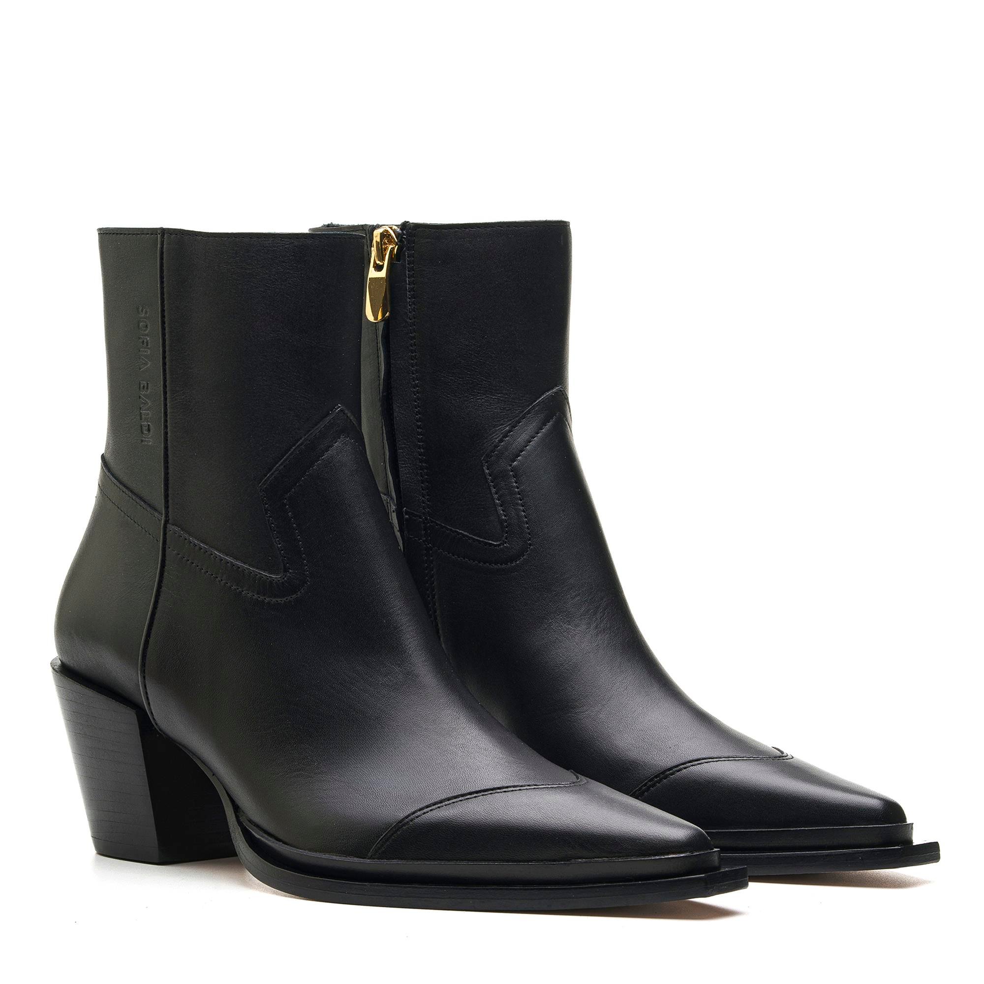 MARLY SİYAH HAKİKİ DERİ Kadın TOPUKLU BOTMARLY SİYAH HAKİKİ DERİ Kadın TOPUKLU BOT