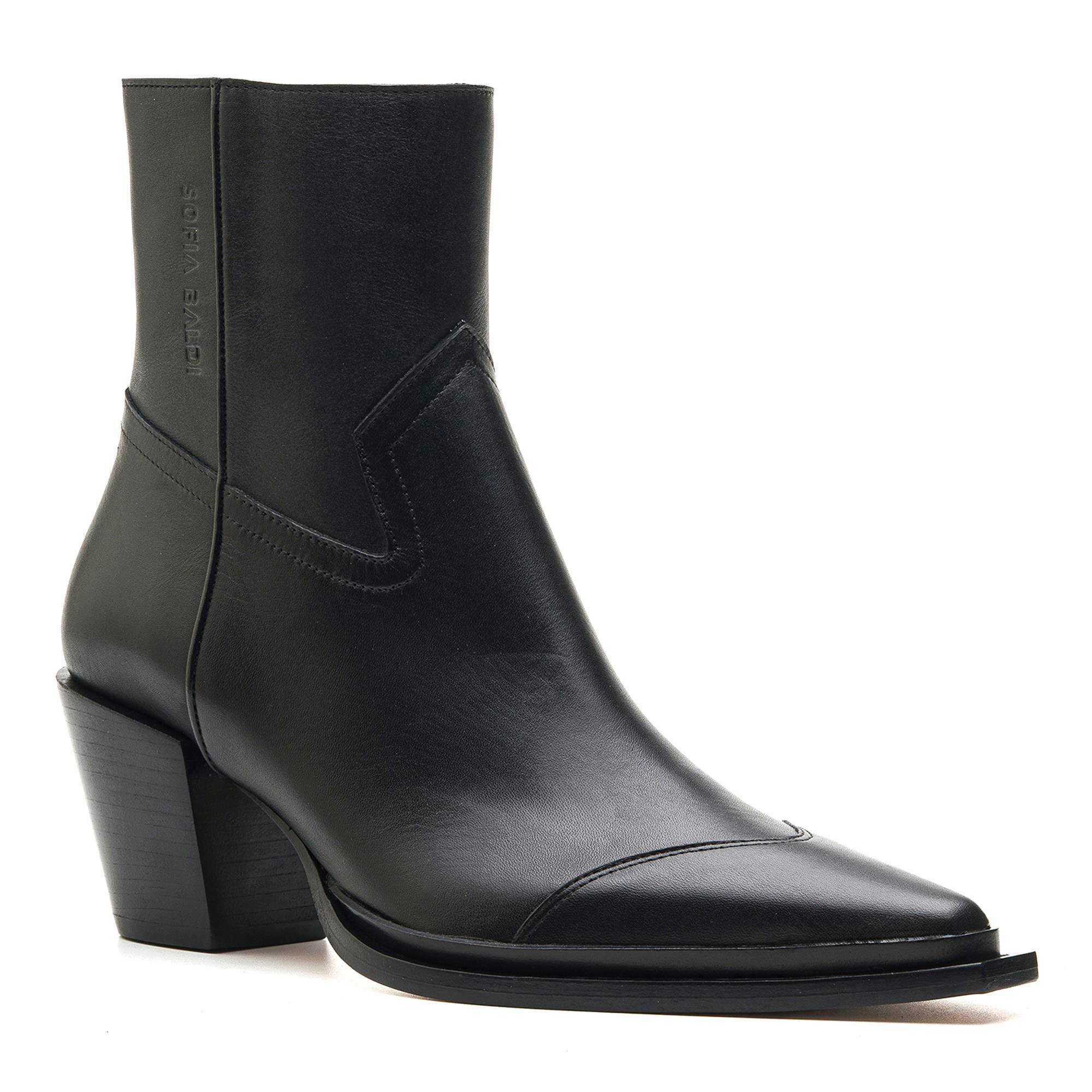 MARLY SİYAH HAKİKİ DERİ Kadın TOPUKLU BOTMARLY SİYAH HAKİKİ DERİ Kadın TOPUKLU BOT