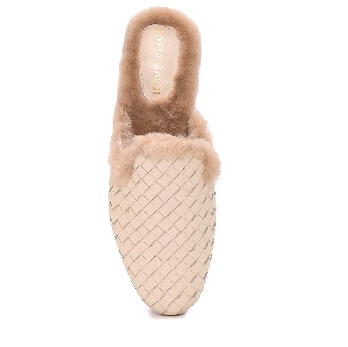 Marsel Krem   Kadın Düz Terlik