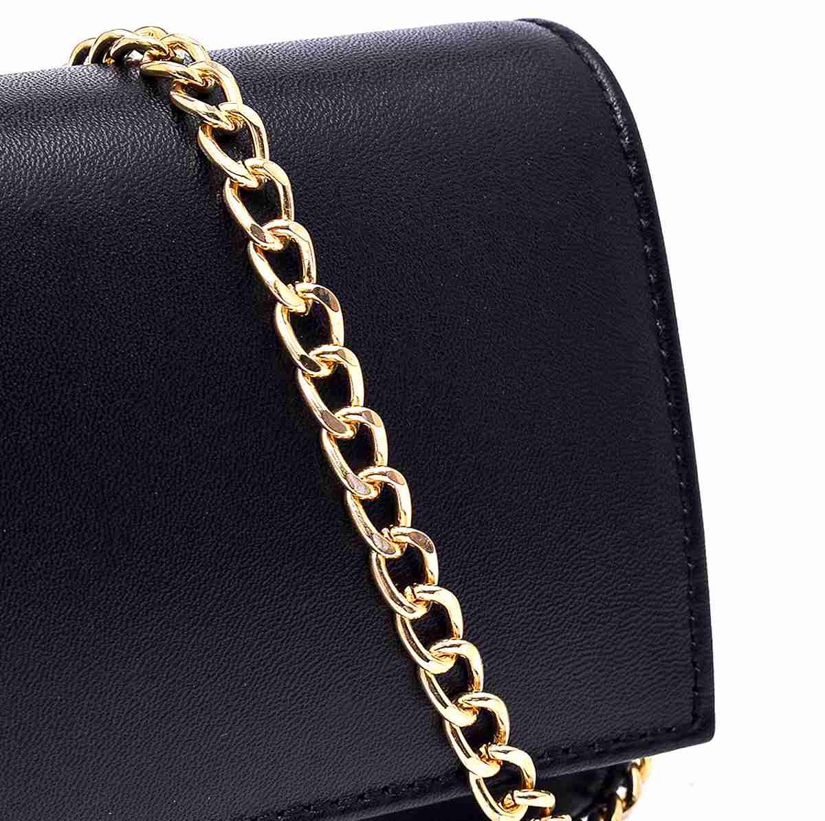 Morısa Siyah Deri  Kadın Çanta