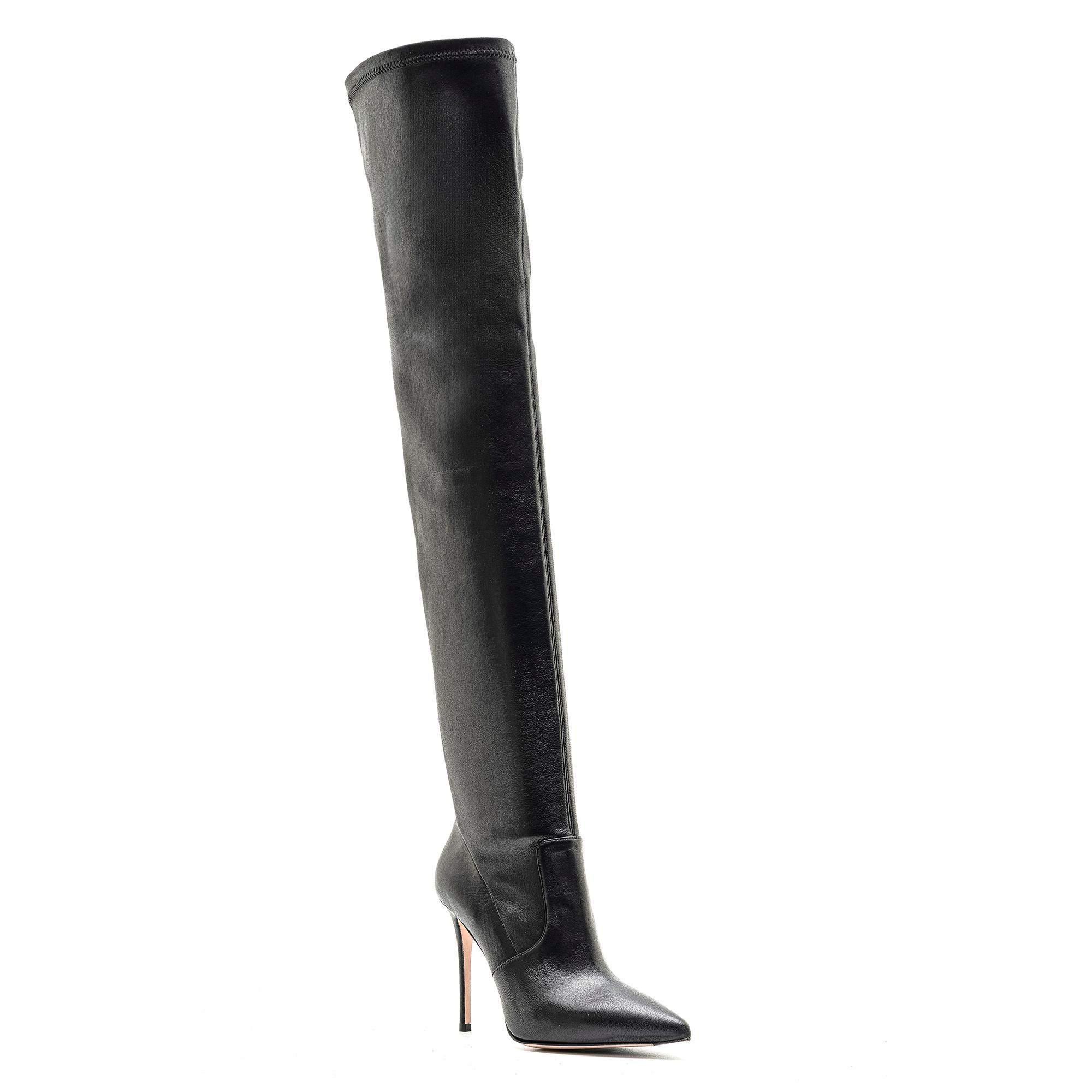 NOVY SİYAH HAKİKİ DERİ Kadın TOPUKLU ÇİZMENOVY SİYAH HAKİKİ DERİ Kadın TOPUKLU ÇİZME