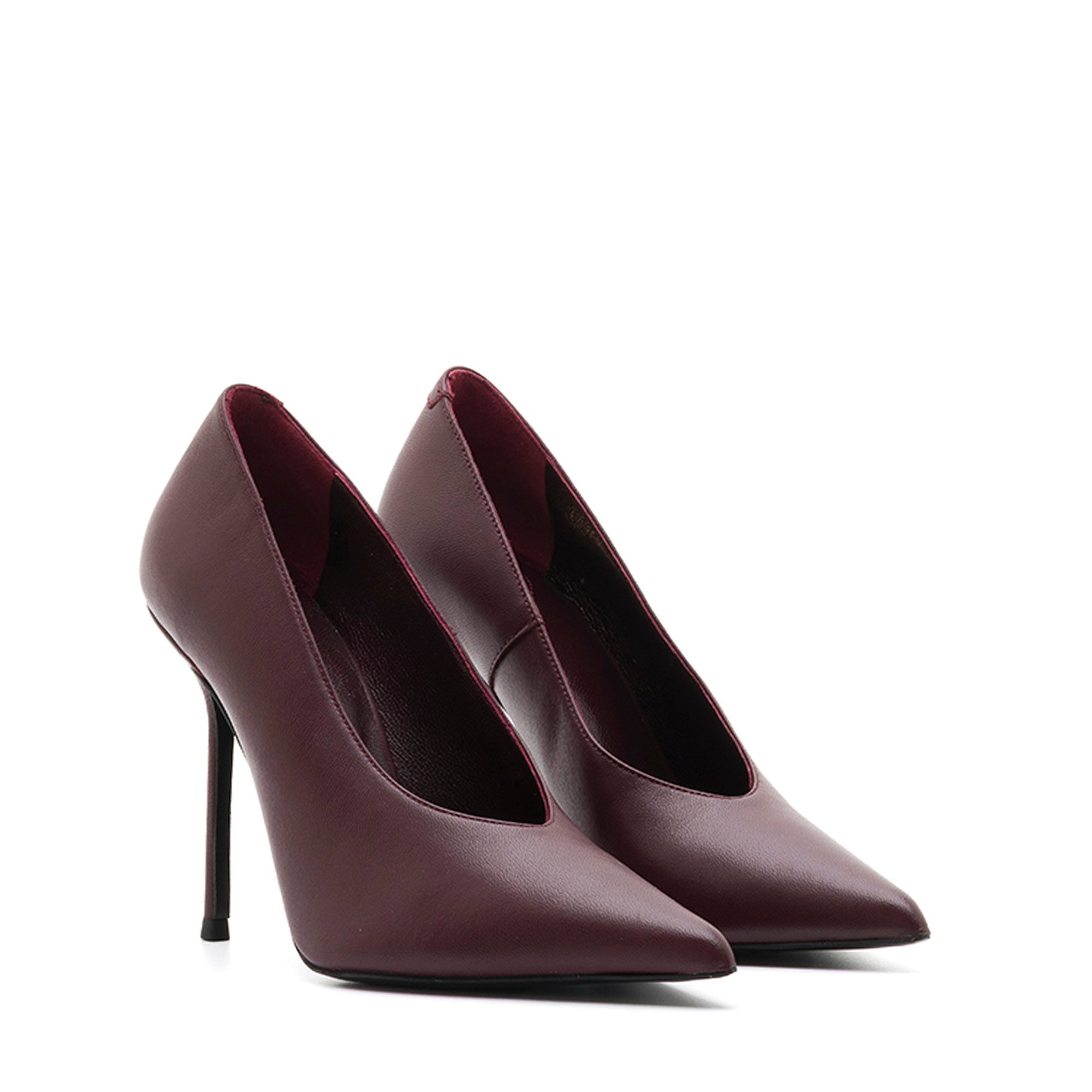 PARRE BORDO HAKİKİ DERİ Kadın Stiletto & AbiyePARRE BORDO HAKİKİ DERİ Kadın Stiletto & Abiye