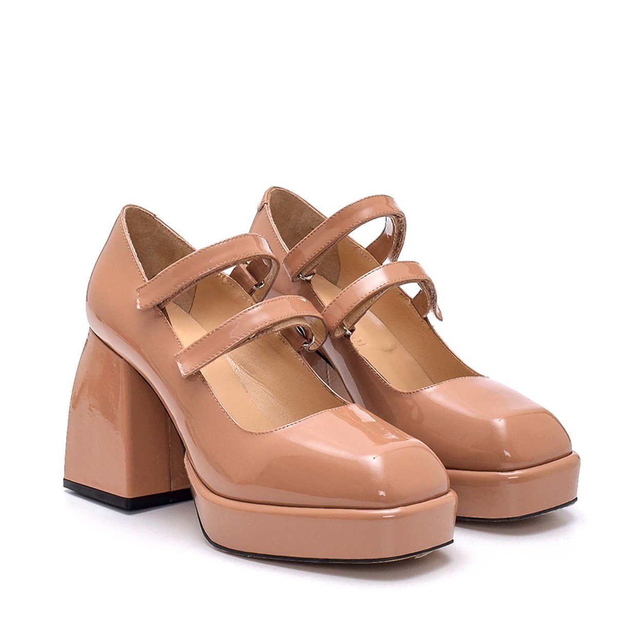 Penelope Frappe   Kadın Kalın Topuk