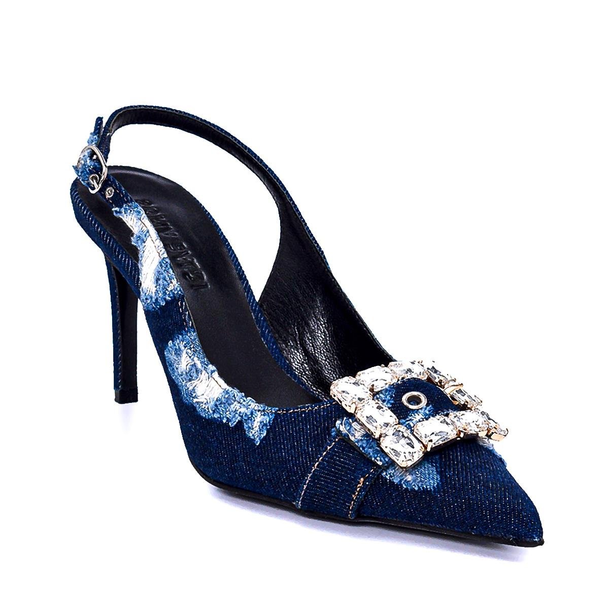 Poly Lacivert   Kadın Stiletto & Abiye