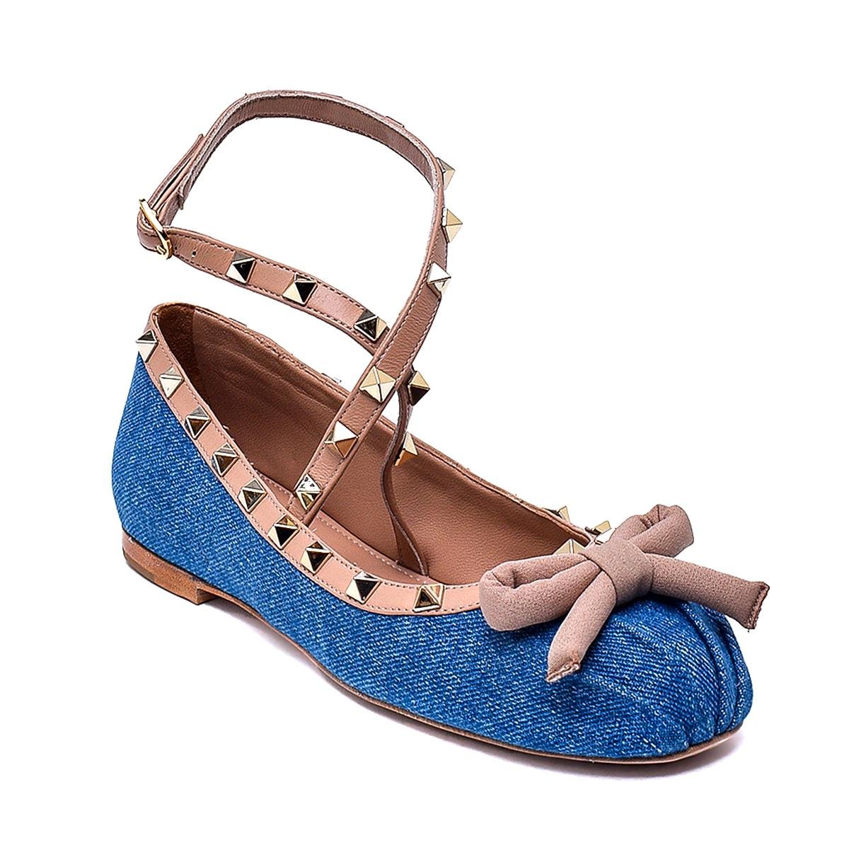 Raso Mavi Kumaş  Kadın Babet