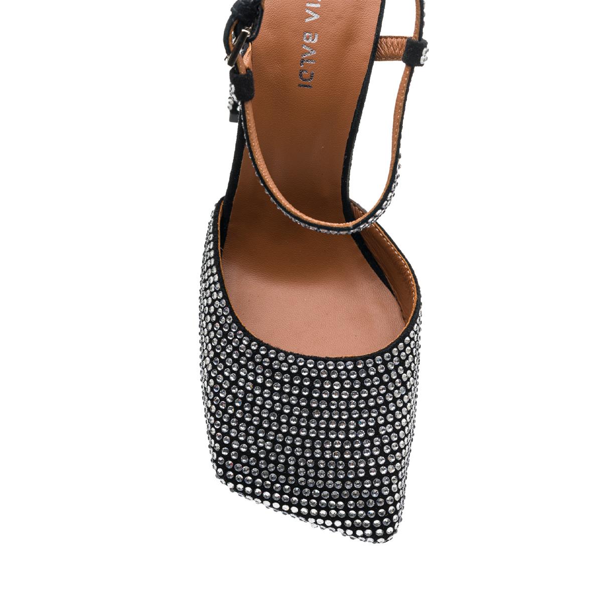 RONATO SİYAH-GÜMÜŞ SÜET Kadın KALIN TOPUKRONATO SİYAH/GÜMÜŞ SÜET Kadın KALIN TOPUK