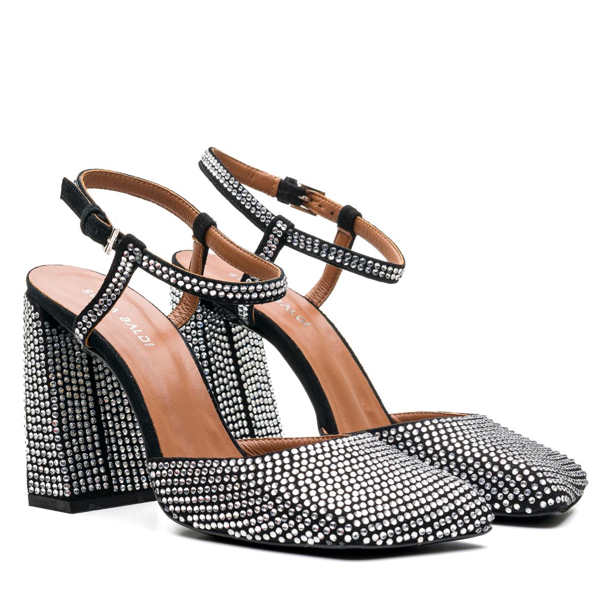 RONATO SİYAH-GÜMÜŞ SÜET Kadın KALIN TOPUKRONATO SİYAH/GÜMÜŞ SÜET Kadın KALIN TOPUK