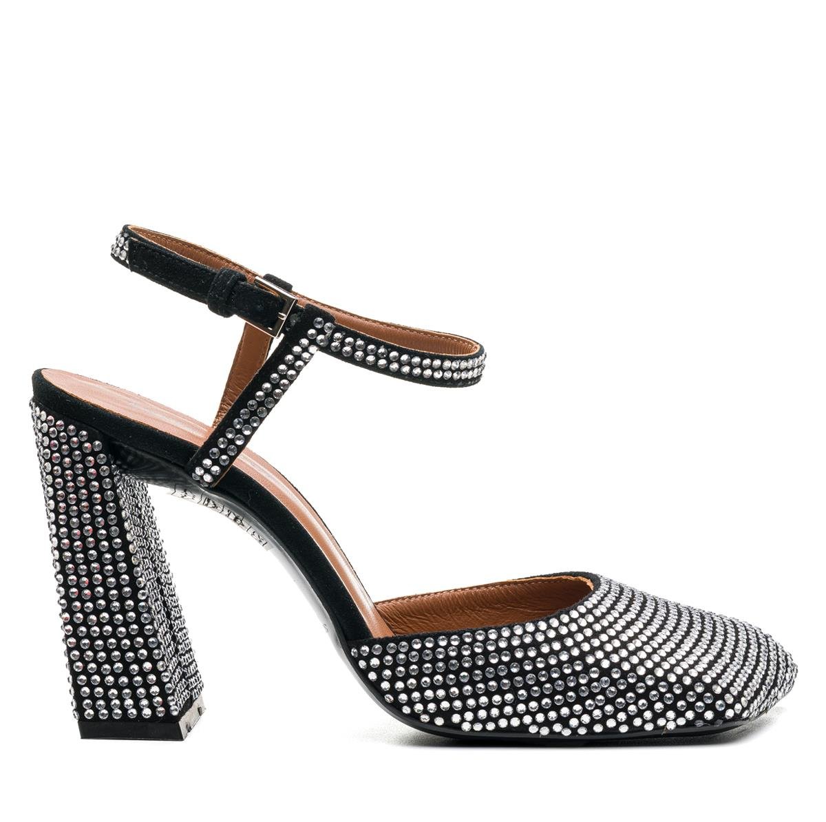 RONATO SİYAH-GÜMÜŞ SÜET Kadın KALIN TOPUKRONATO SİYAH/GÜMÜŞ SÜET Kadın KALIN TOPUK