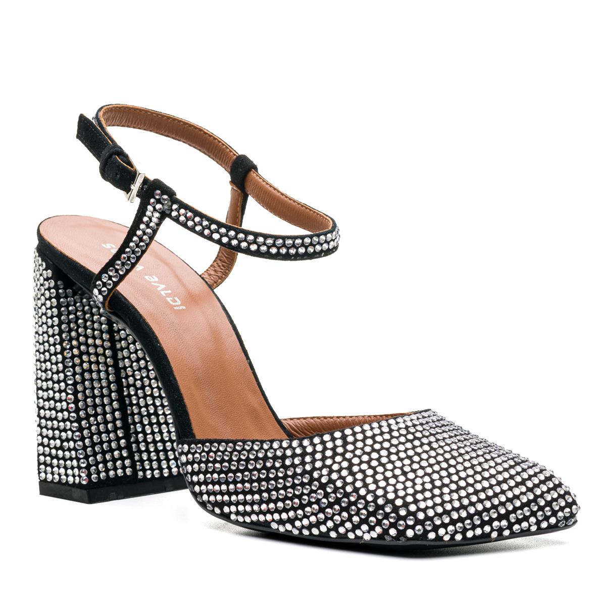 RONATO SİYAH-GÜMÜŞ SÜET Kadın KALIN TOPUKRONATO SİYAH/GÜMÜŞ SÜET Kadın KALIN TOPUK